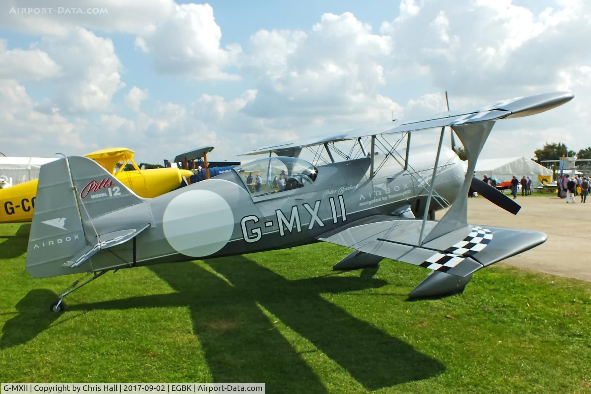 G-MXII, 2012 Pitts Model 12 C/N LAA 349 15116, LAA Rally 2017, Sywell