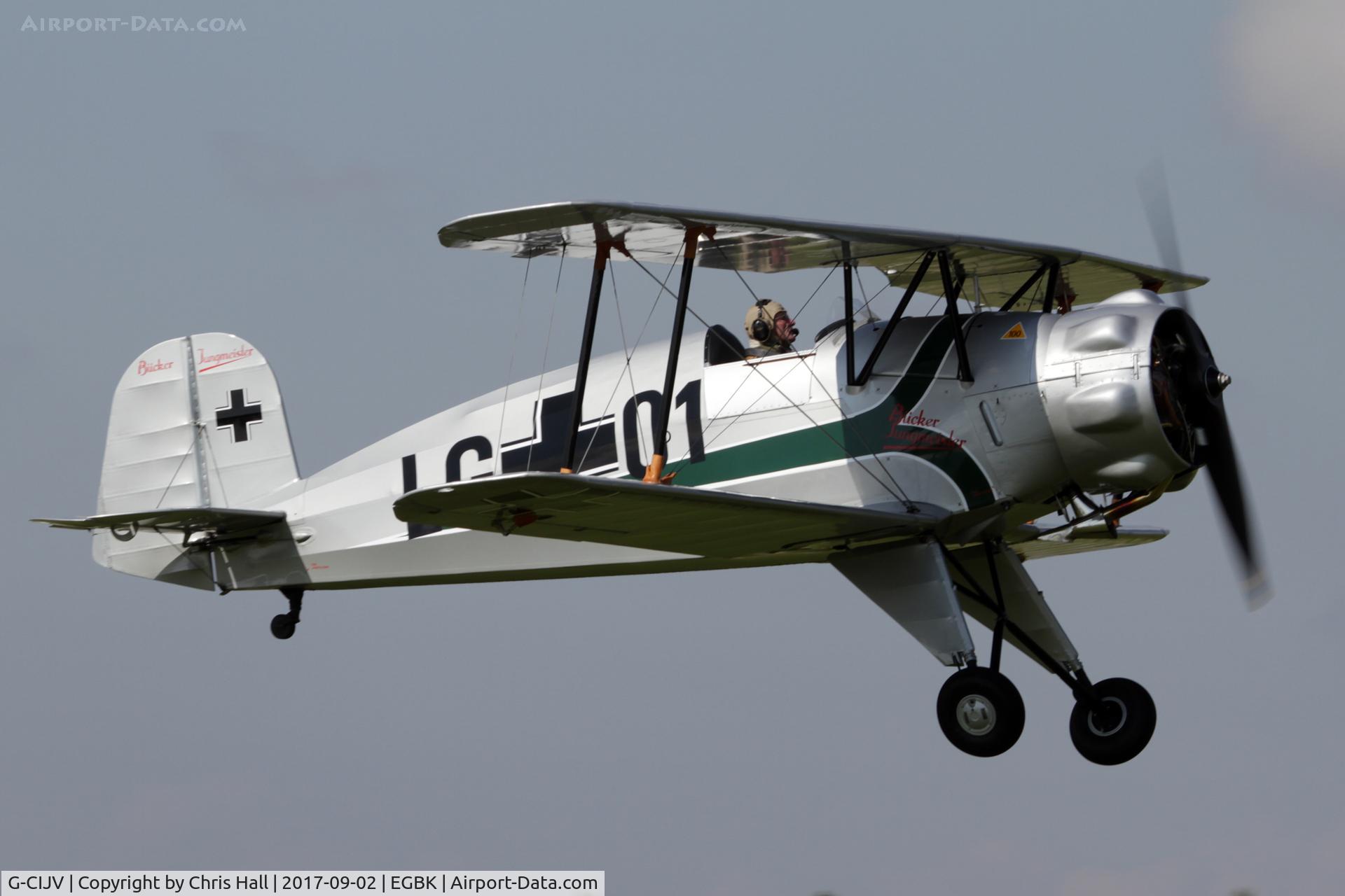 G-CIJV, 1940 CASA 1-133 Jungmeister C/N 35, LAA Rally 2017, Sywell