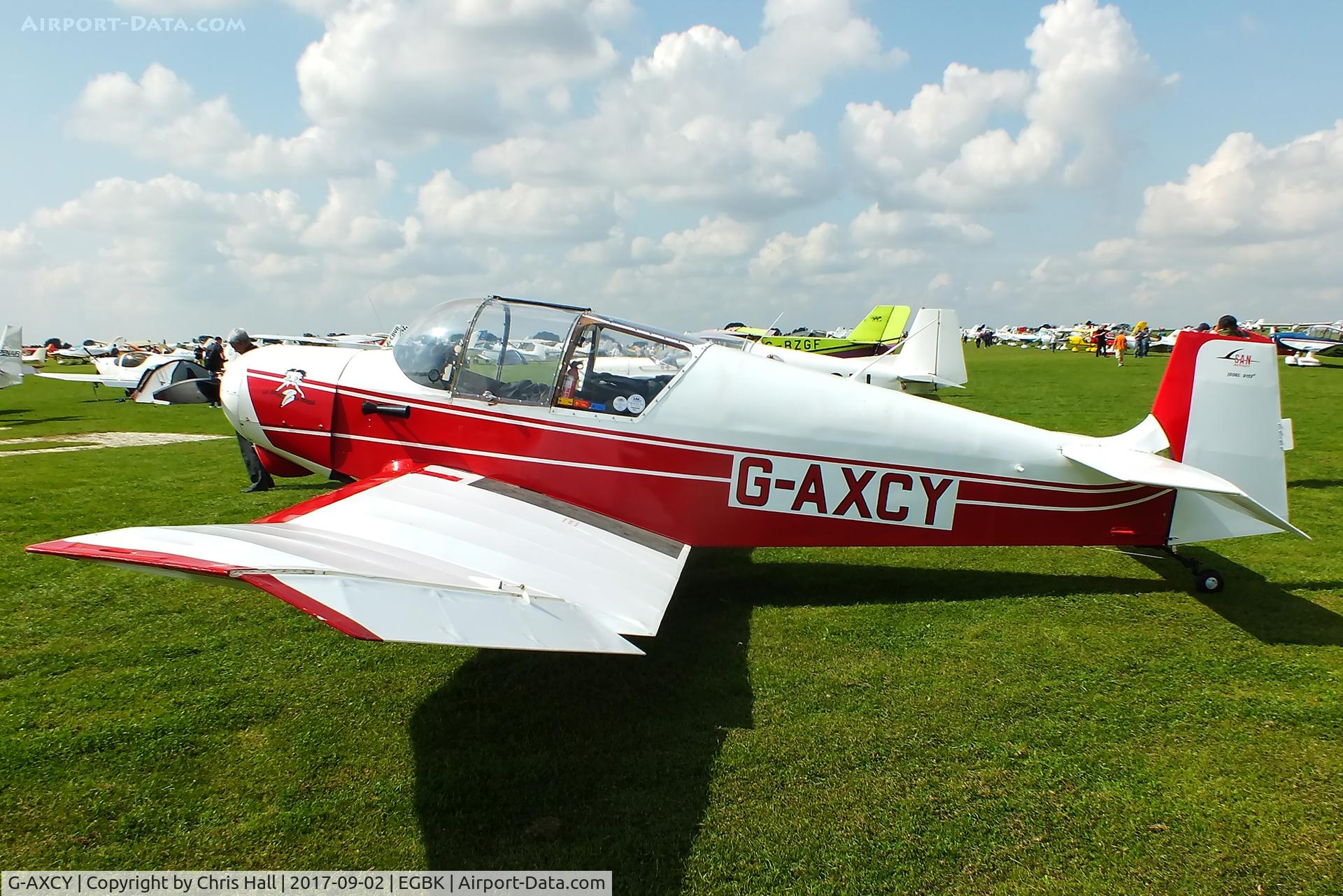 G-AXCY, 1956 SAN Jodel D-117A C/N 499, LAA Rally 2017, Sywell