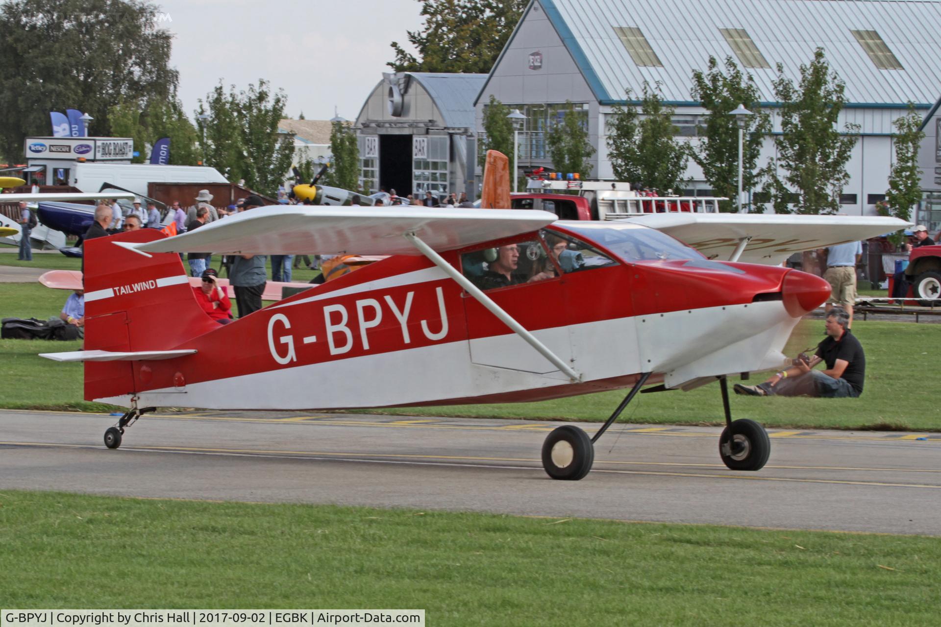 G-BPYJ, 1990 Wittman W-8 Tailwind C/N PFA 031-11028, LAA Rally 2017, Sywell