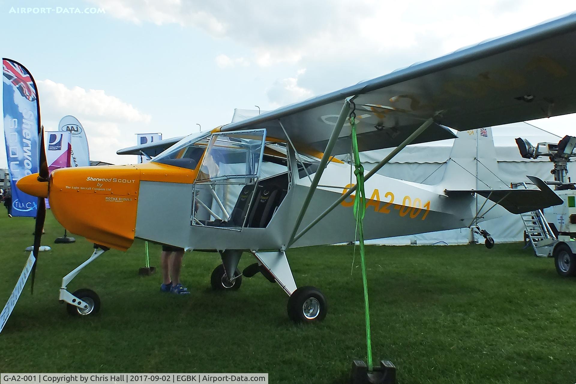 G-A2-001, TLAC Sherwood Scout C/N TLAC-2-001, LAA Rally 2017, Sywell