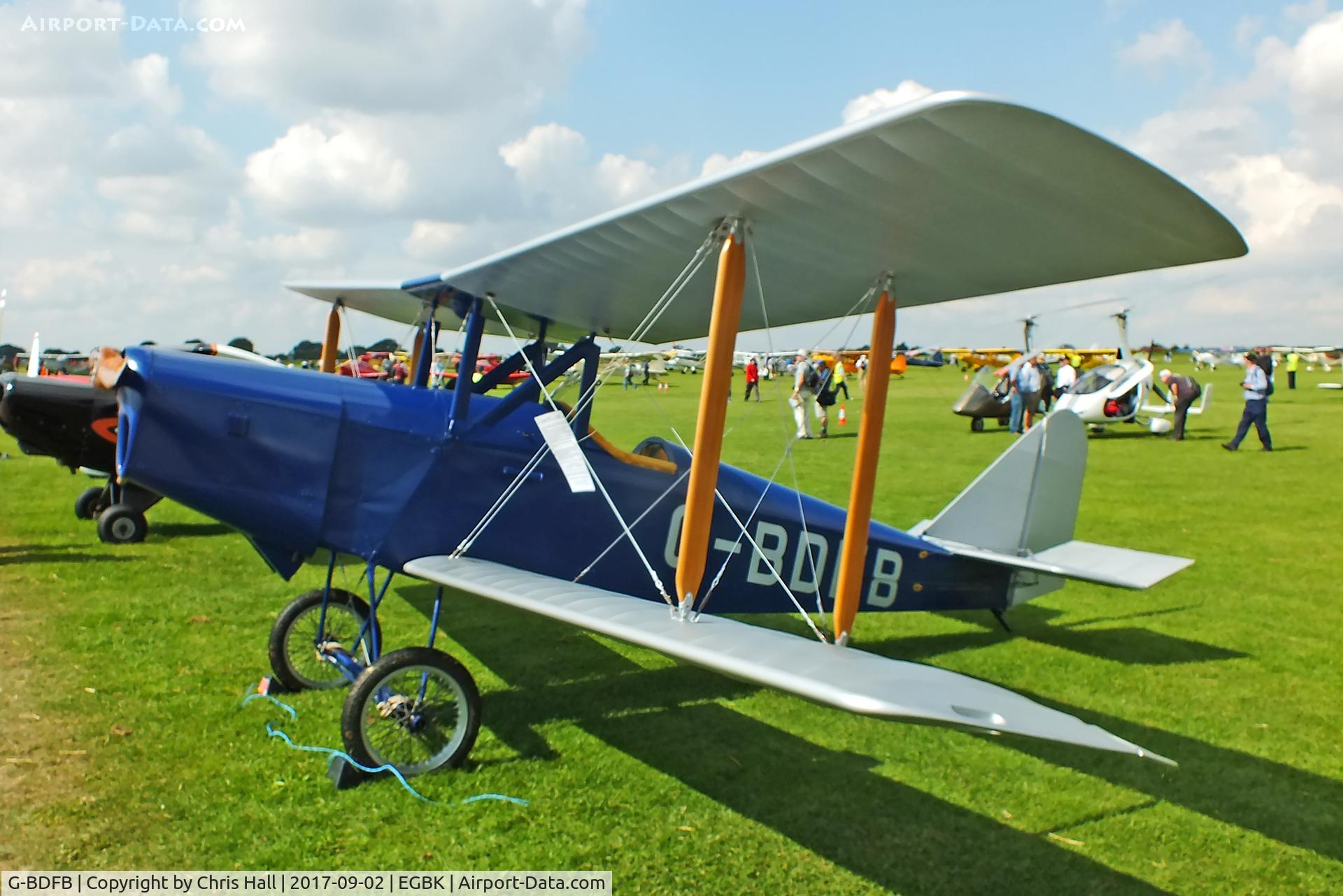 G-BDFB, 1991 Currie Wot C/N PFA 3008, LAA Rally 2017, Sywell