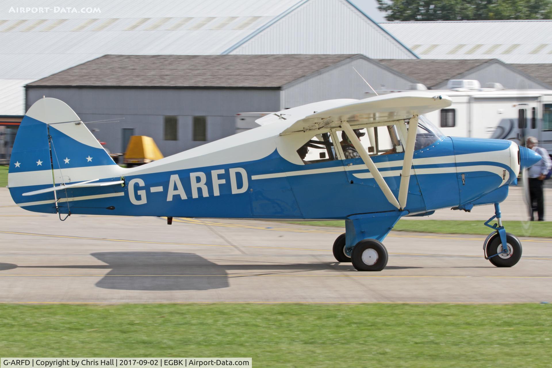 G-ARFD, 1960 Piper PA-22-160 Tri Pacer C/N 22-7565, LAA Rally 2017, Sywell