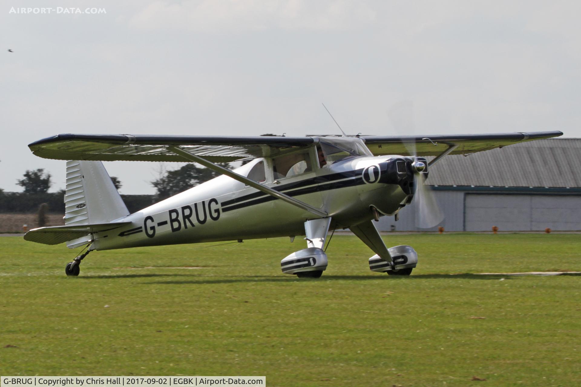 G-BRUG, 1946 Luscombe 8E Silvaire C/N 4462, LAA Rally 2017, Sywell