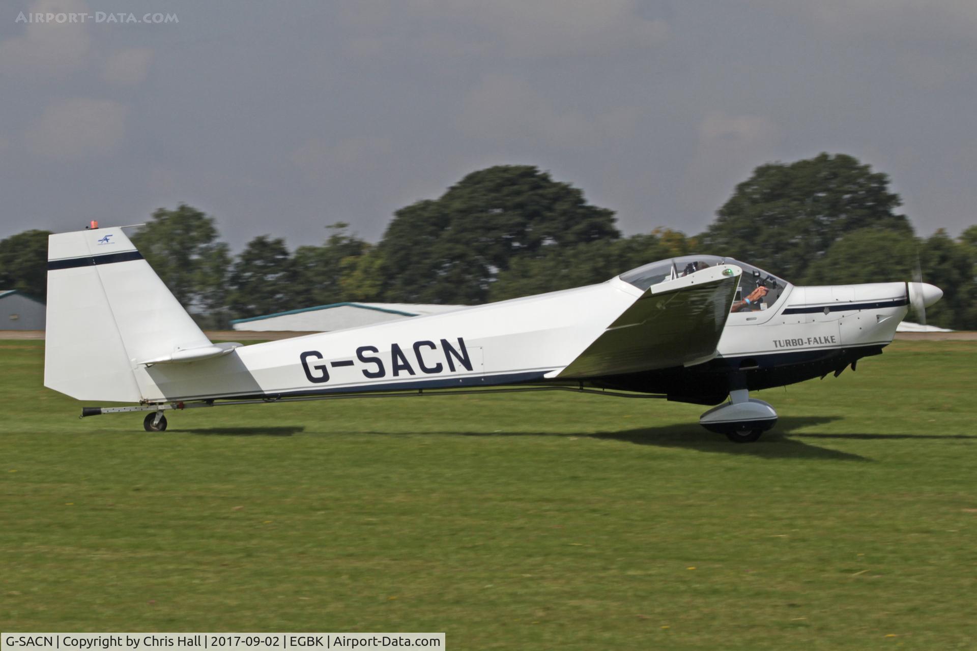 G-SACN, 2014 Scheibe SF-25C Falke C/N 44731, LAA Rally 2017, Sywell