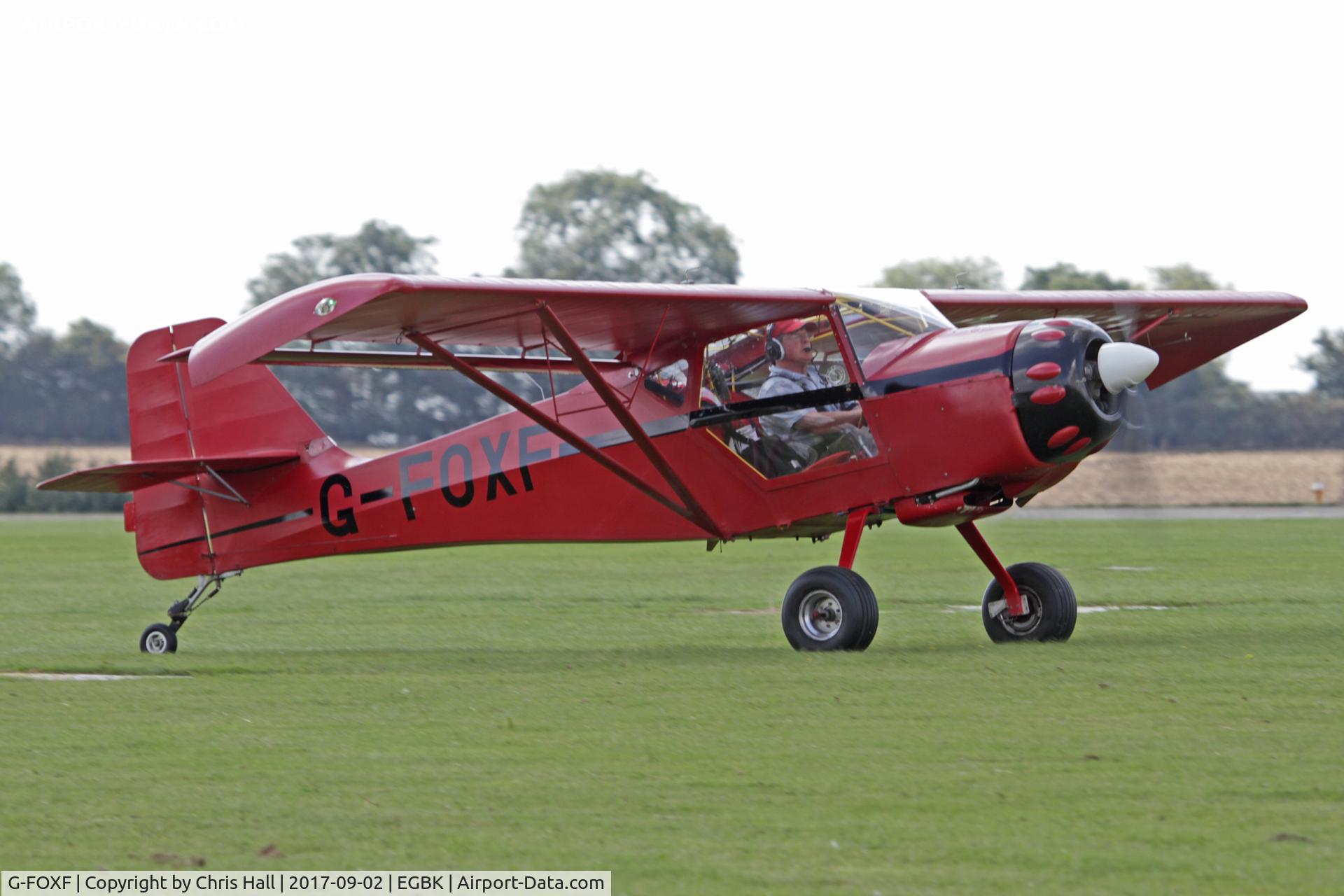 G-FOXF, 2000 Denney Kitfox Mk4 C/N PFA 172A-12399, LAA Rally 2017, Sywell
