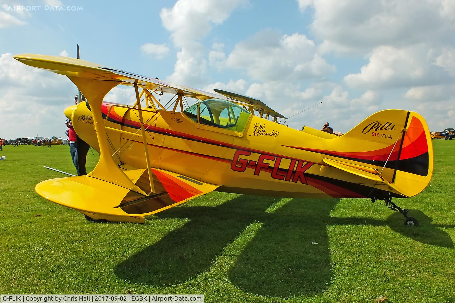 G-FLIK, 1984 Pitts S-1S Special C/N PFA 009-10513, LAA Rally 2017, Sywell