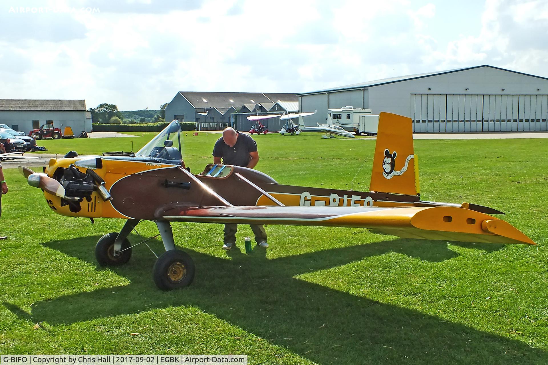 G-BIFO, 1982 Evans VP-1 Volksplane C/N PFA 062-10411, LAA Rally 2017, Sywell