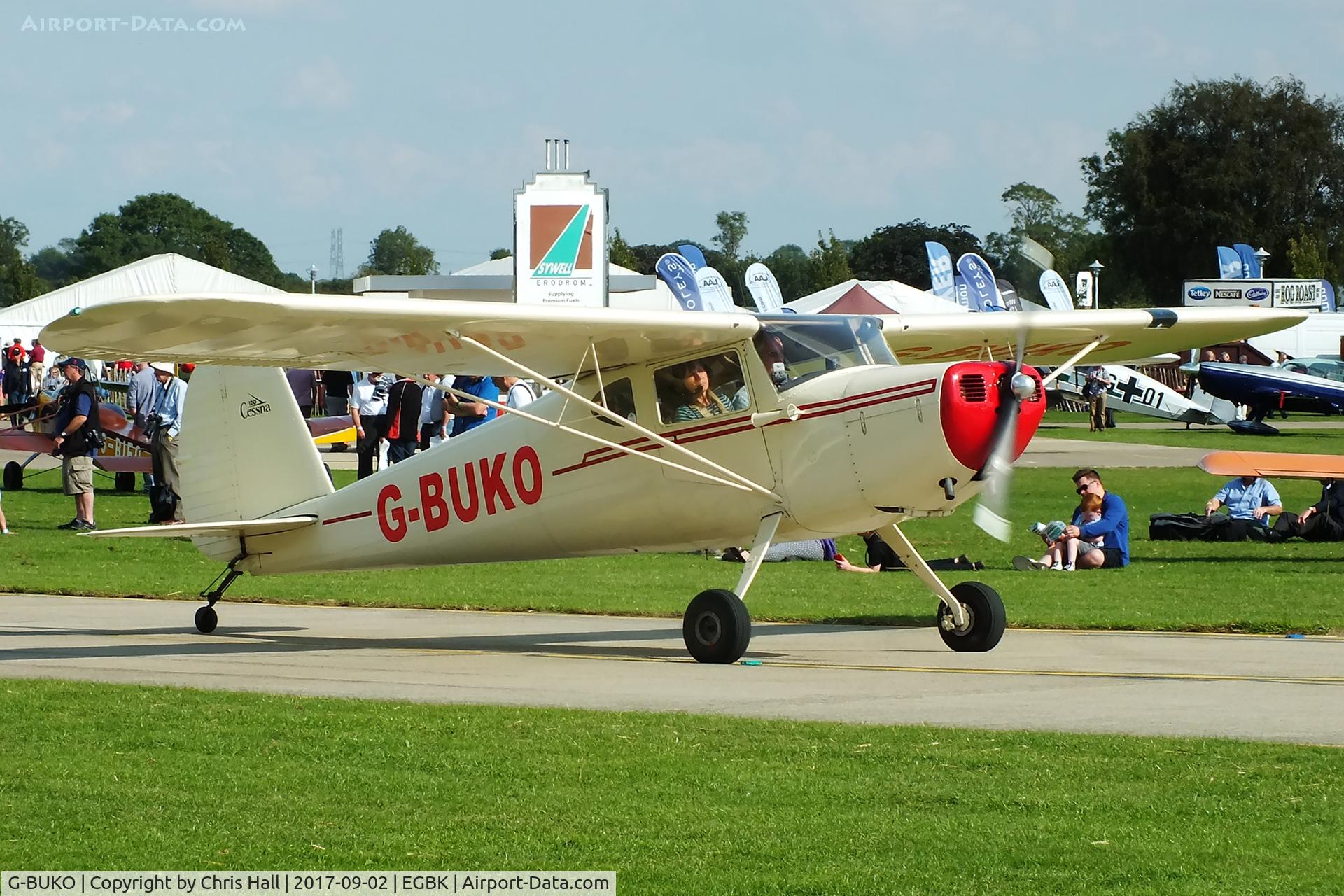 G-BUKO, 1947 Cessna 120 C/N 13089, LAA Rally 2017, Sywell