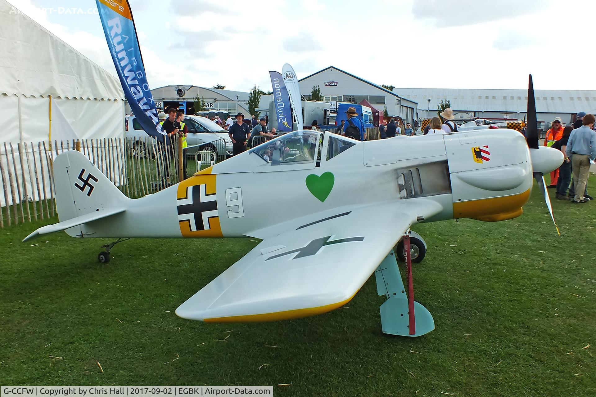 G-CCFW, 2003 WAR Focke-Wulf 190 C/N PFA 081-12729, LAA Rally 2017, Sywell