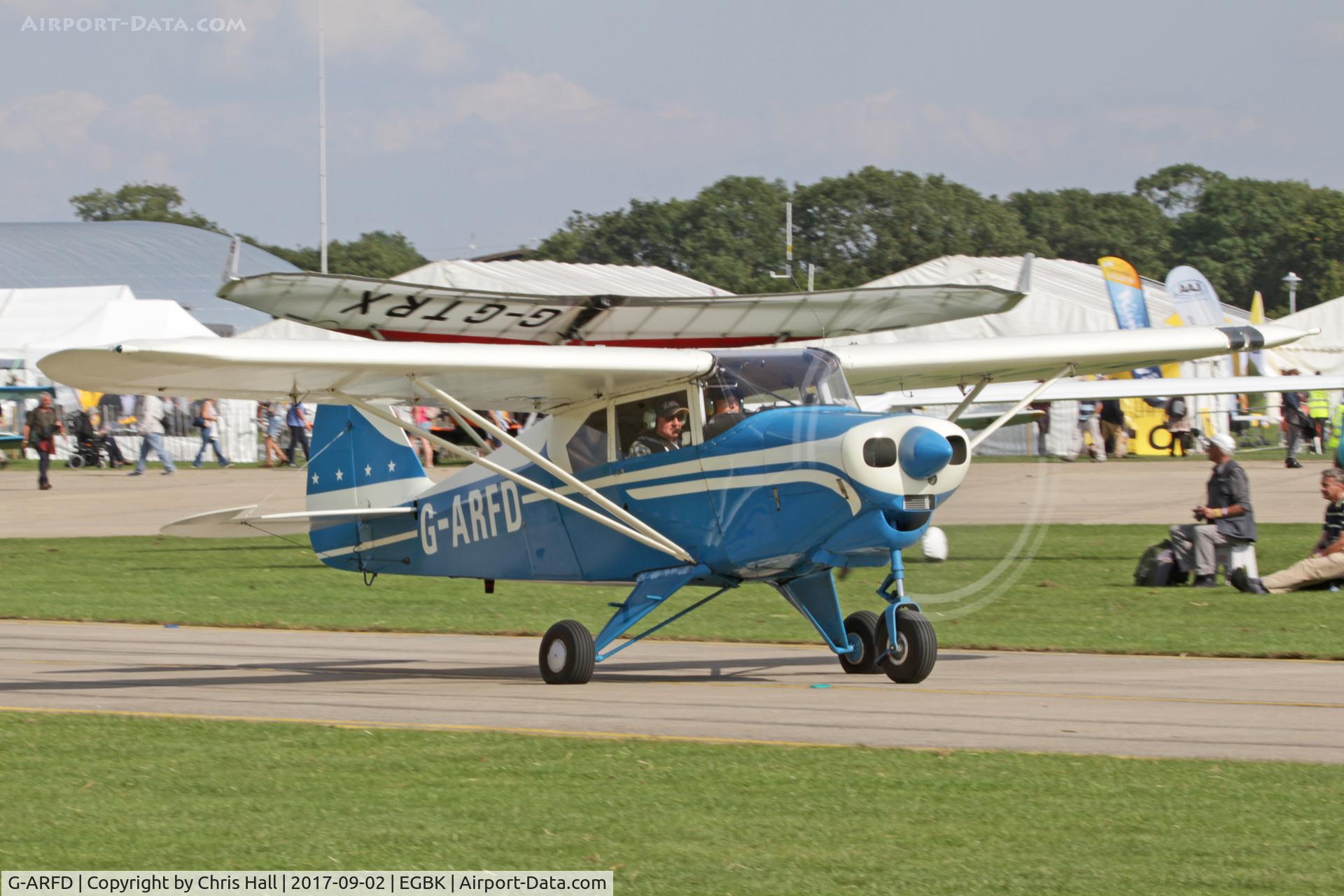 G-ARFD, 1960 Piper PA-22-160 Tri Pacer C/N 22-7565, LAA Rally 2017, Sywell