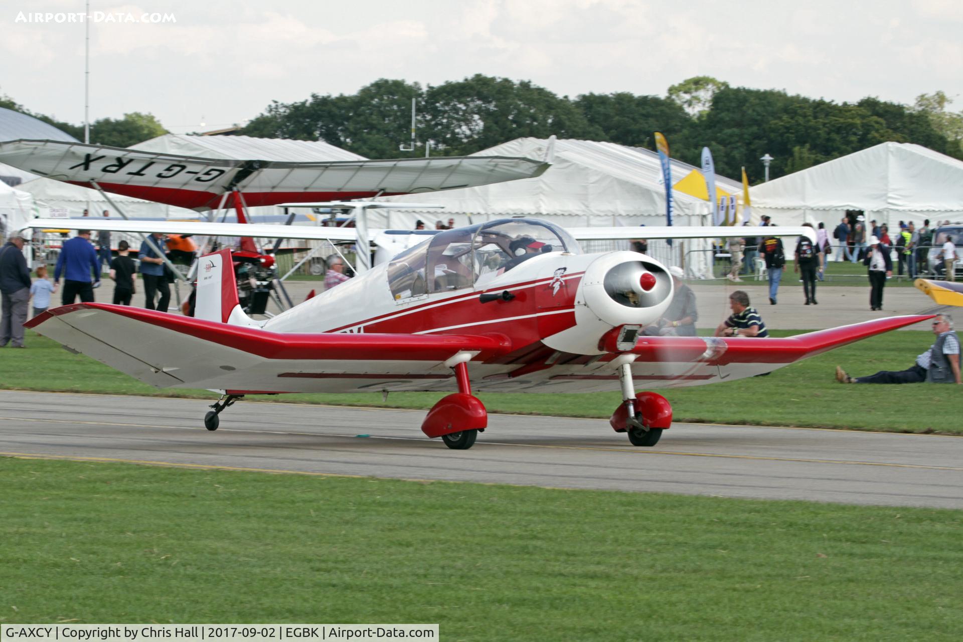 G-AXCY, 1956 SAN Jodel D-117A C/N 499, LAA Rally 2017, Sywell