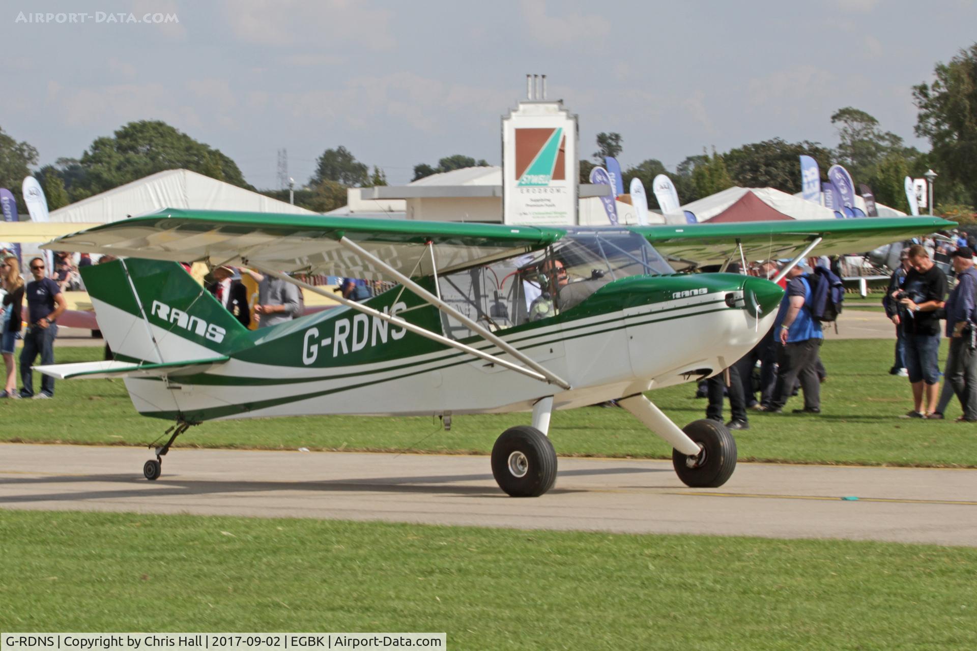 G-RDNS, 2004 Rans S-6S-116 Super Six C/N PFA 204-14307, LAA Rally 2017, Sywell