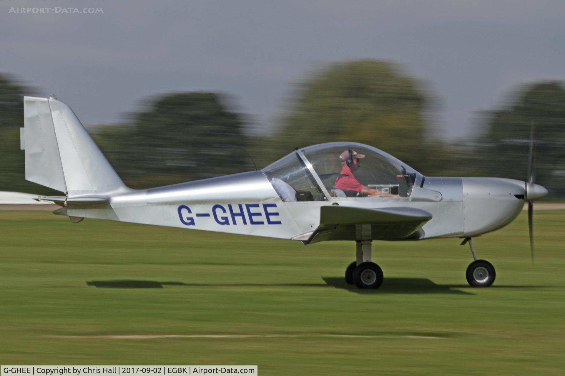 G-GHEE, 2001 Aerotechnik EV-97 Eurostar C/N PFA 315-13840, LAA Rally 2017, Sywell