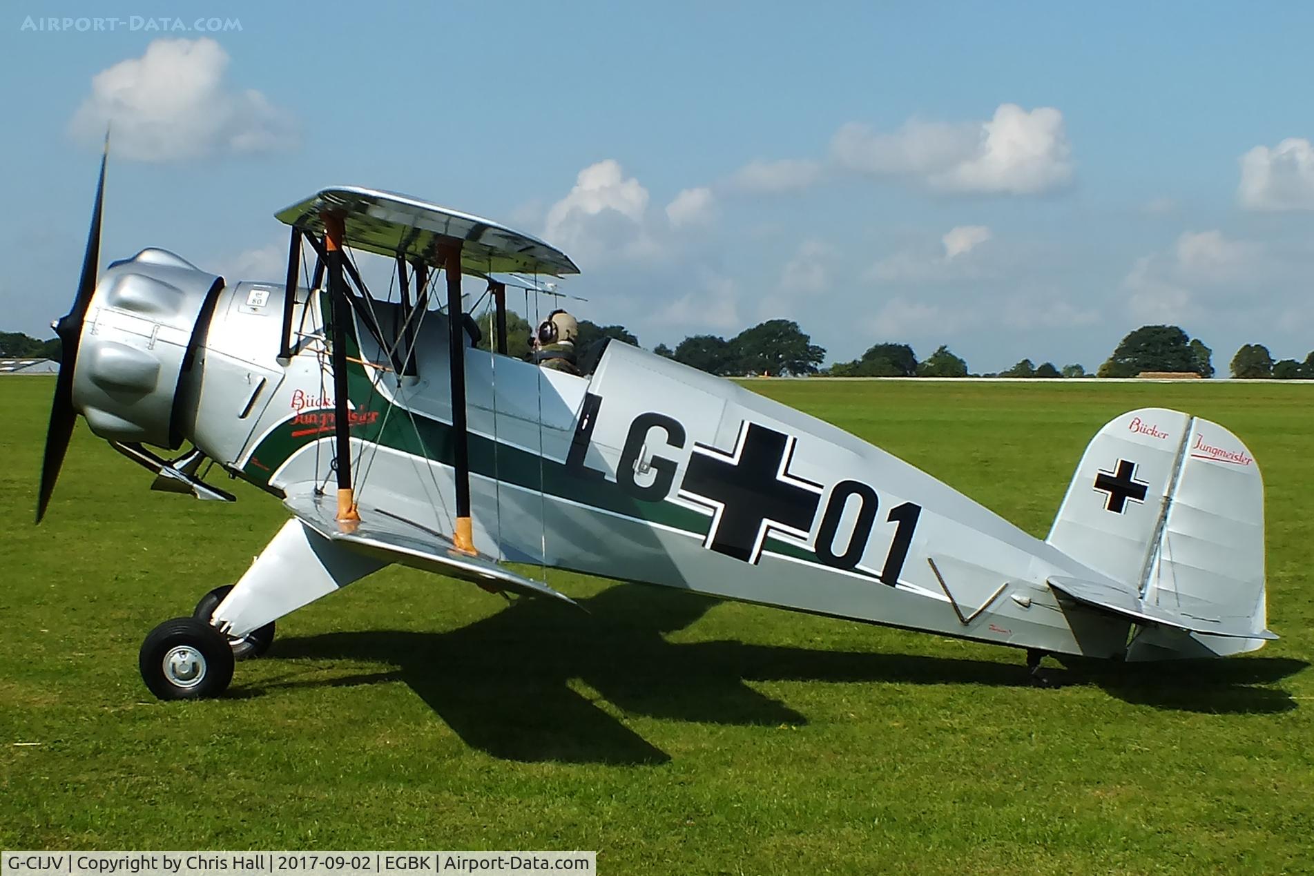 G-CIJV, 1940 CASA 1-133 Jungmeister C/N 35, LAA Rally 2017, Sywell