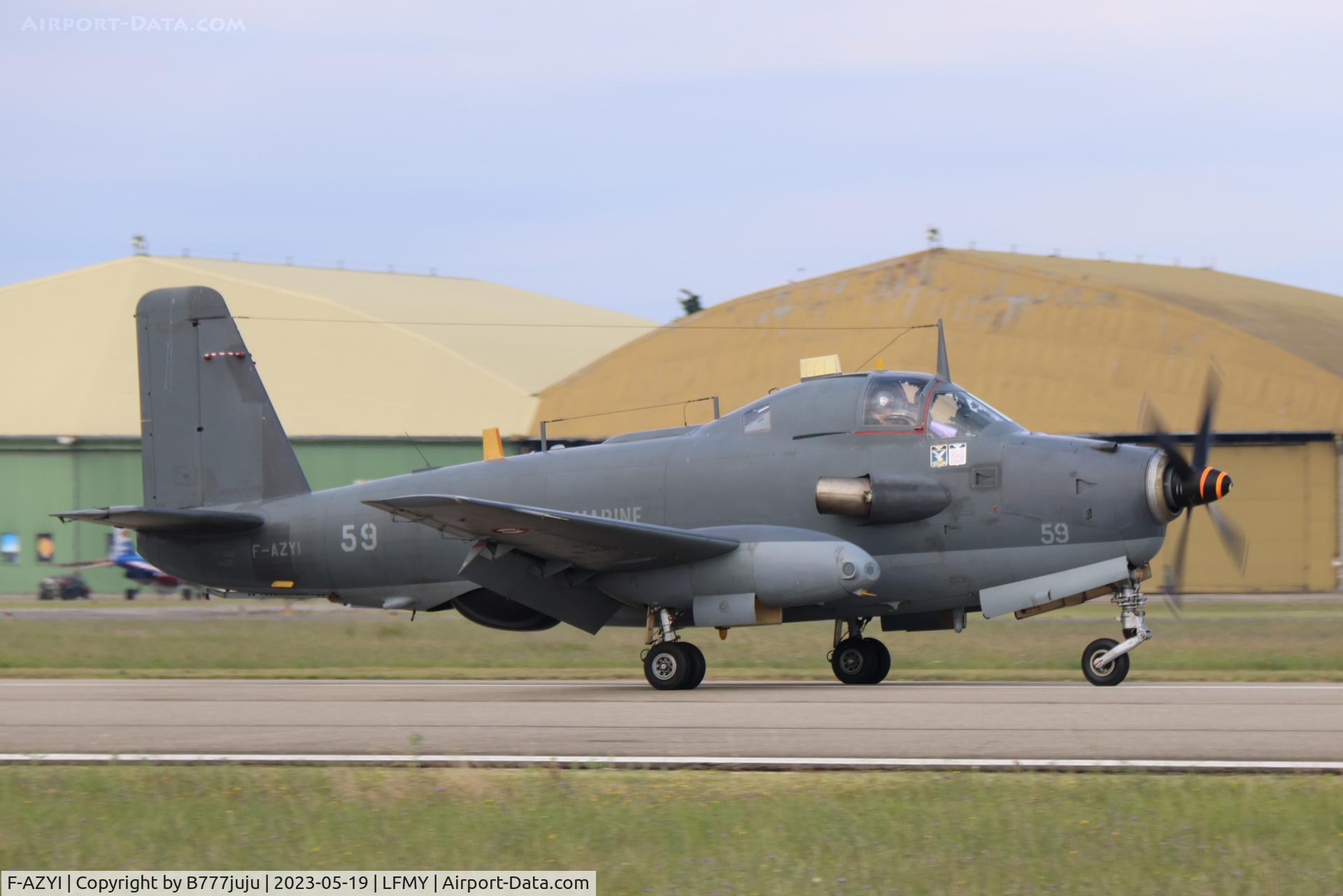 F-AZYI, 1959 Breguet Br.1050 Alize C/N 59, at Salon 2023