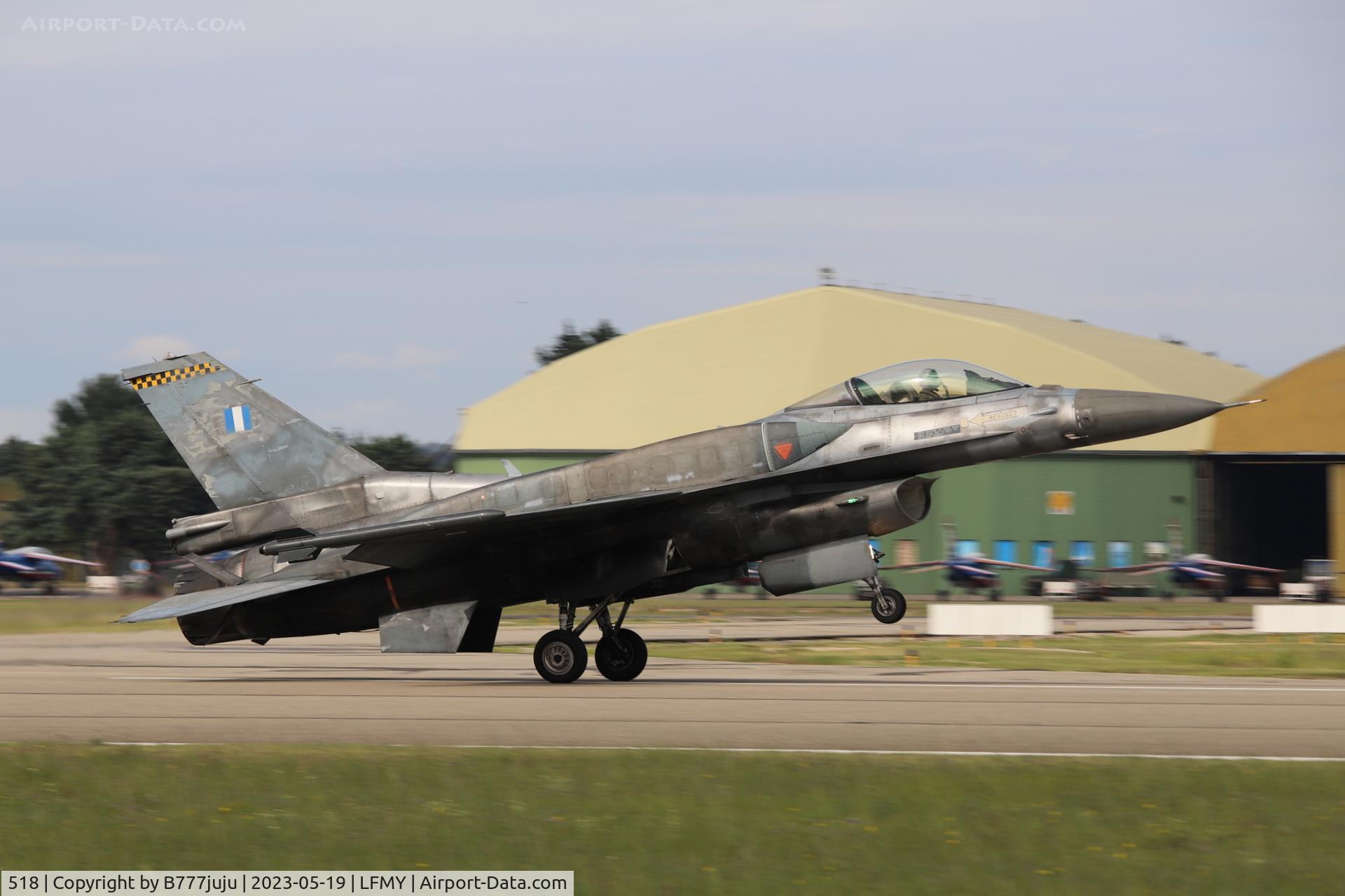 518, Lockheed Martin F-16C Block 52 C/N XK-19, at Salon 2023