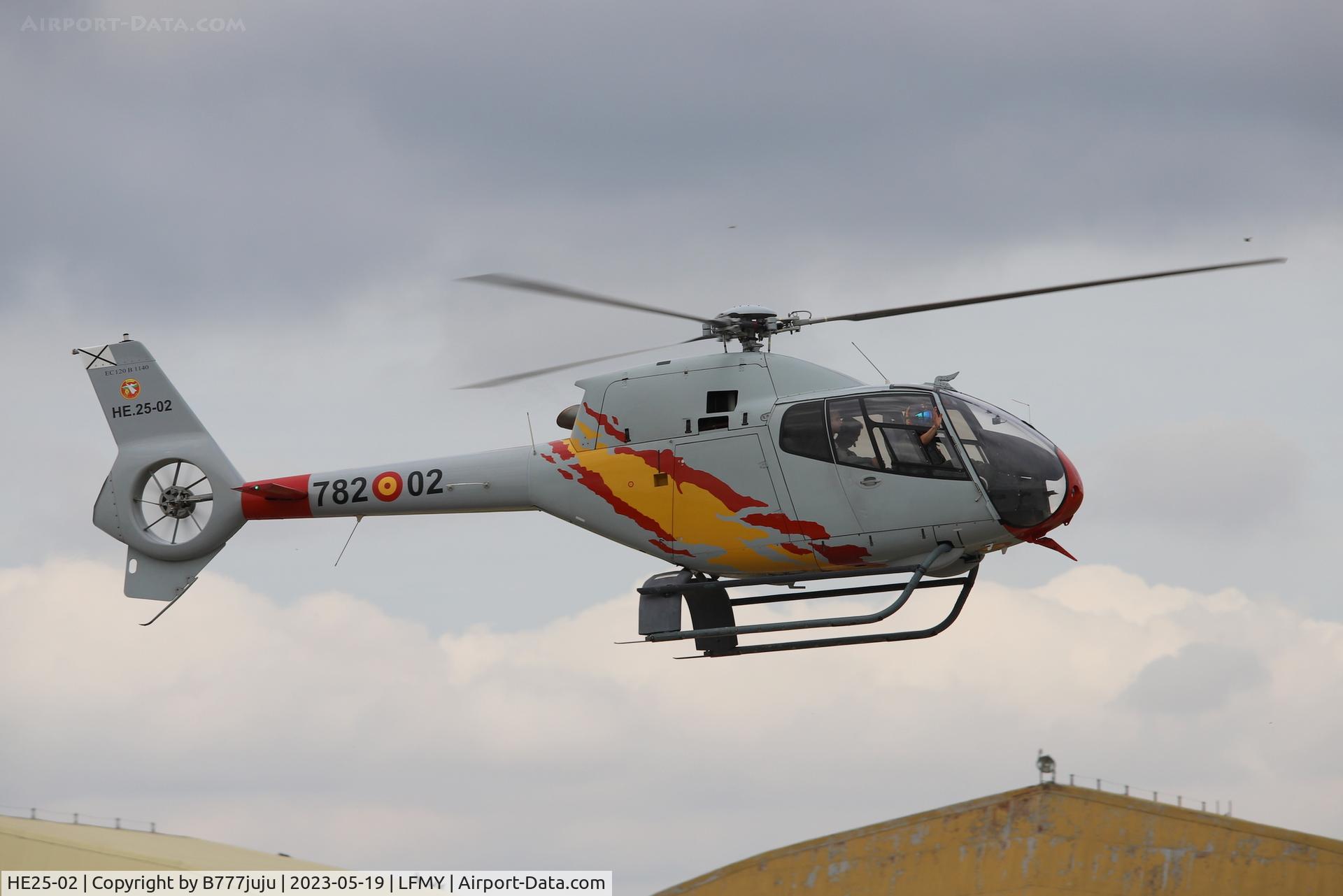 HE25-02, 2000 Eurocopter EC-120B Colibri C/N 1140, at Salon 2023