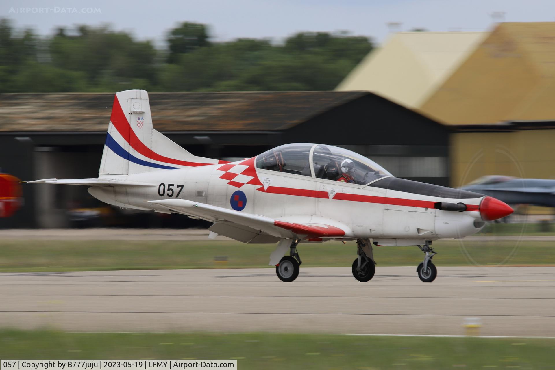057, Pilatus PC-9M C/N 620, at Salon 2023
