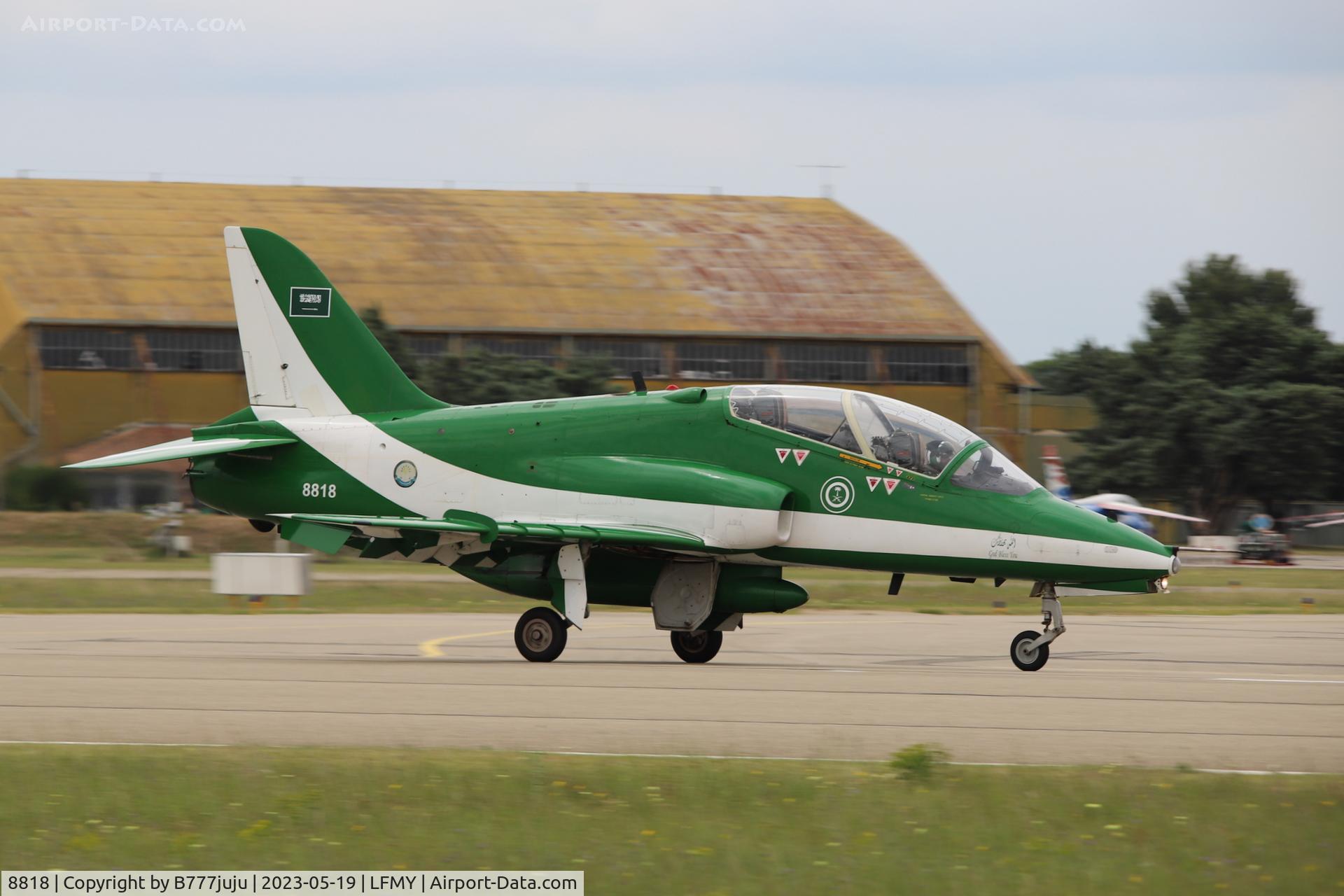 8818, British Aerospace Hawk 65A C/N 6Y003, at Salon 2023