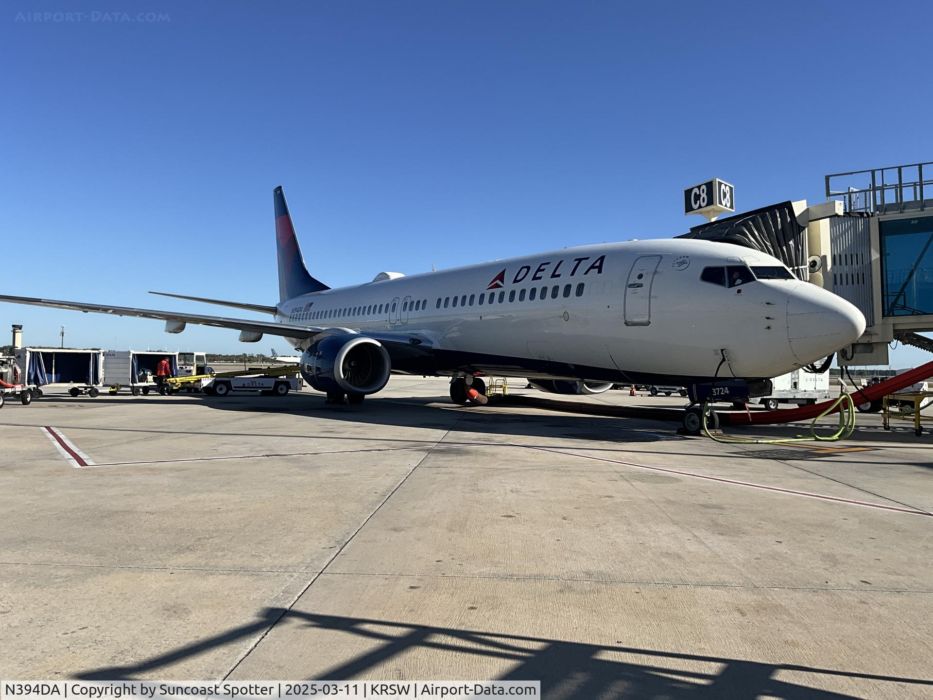 N394DA, 2000 Boeing 737-832 C/N 30562, Delta Boeing 737