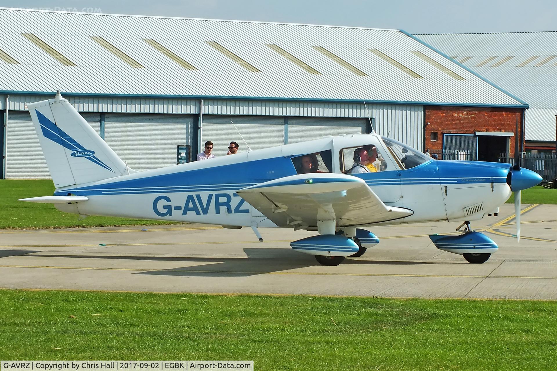 G-AVRZ, 1967 Piper PA-28-180 Cherokee C/N 28-4137, LAA Rally 2017, Sywell