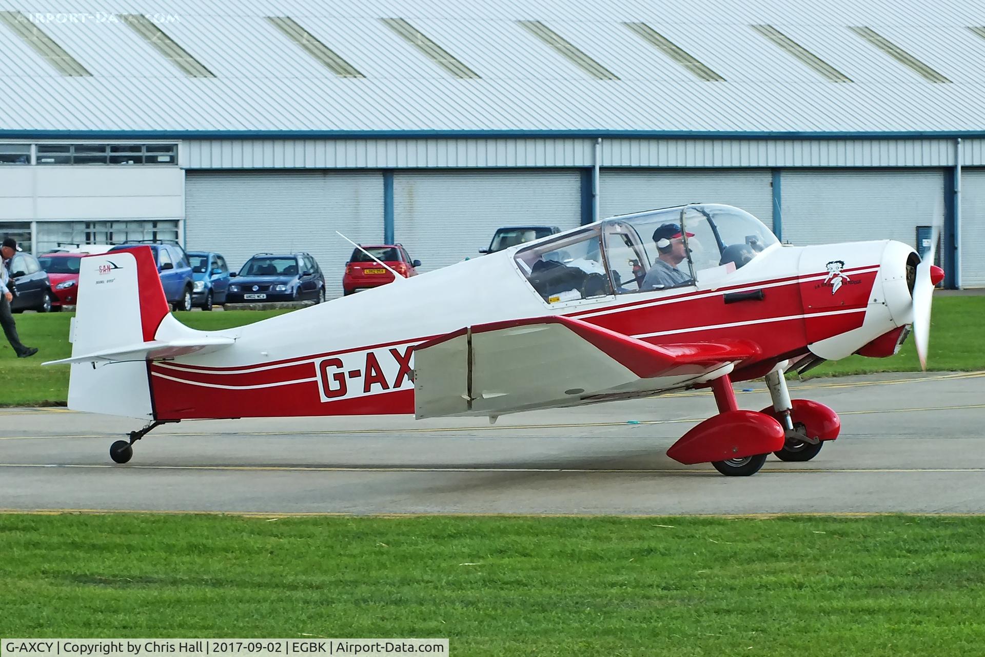G-AXCY, 1956 SAN Jodel D-117A C/N 499, LAA Rally 2017, Sywell