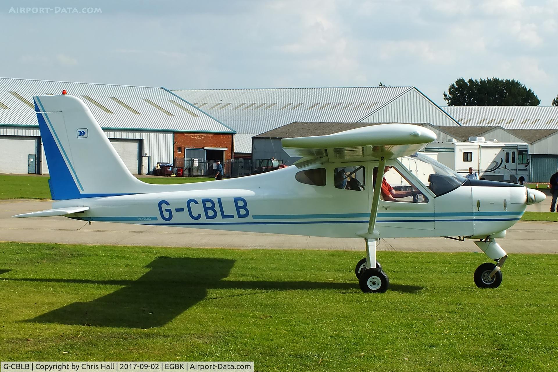 G-CBLB, 2002 Tecnam P-92EM Echo C/N PFA 318-13770, LAA Rally 2017, Sywell