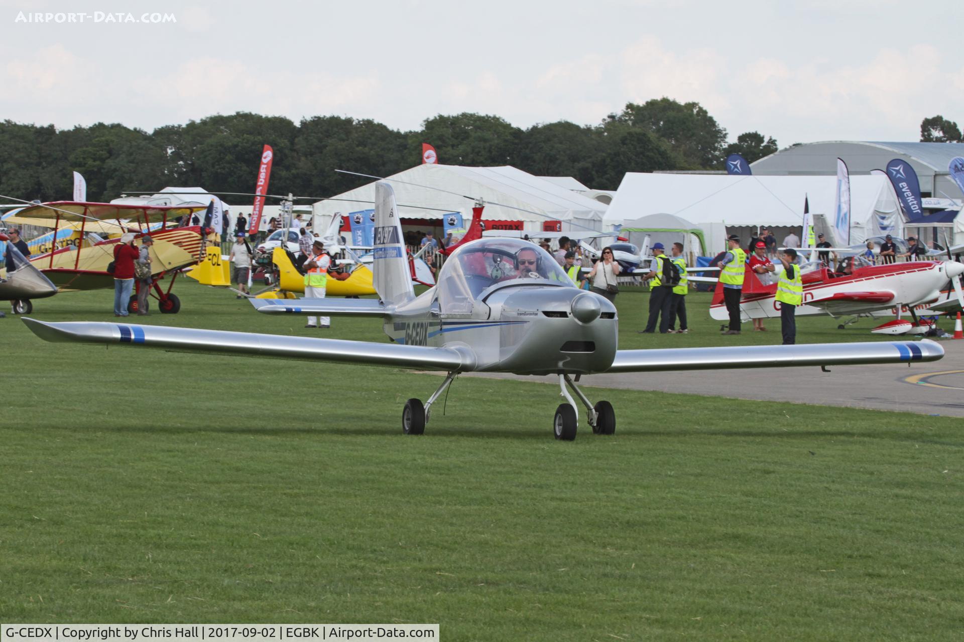 G-CEDX, 2006 Cosmik EV-97 TeamEurostar UK C/N 2827, LAA Rally 2017, Sywell