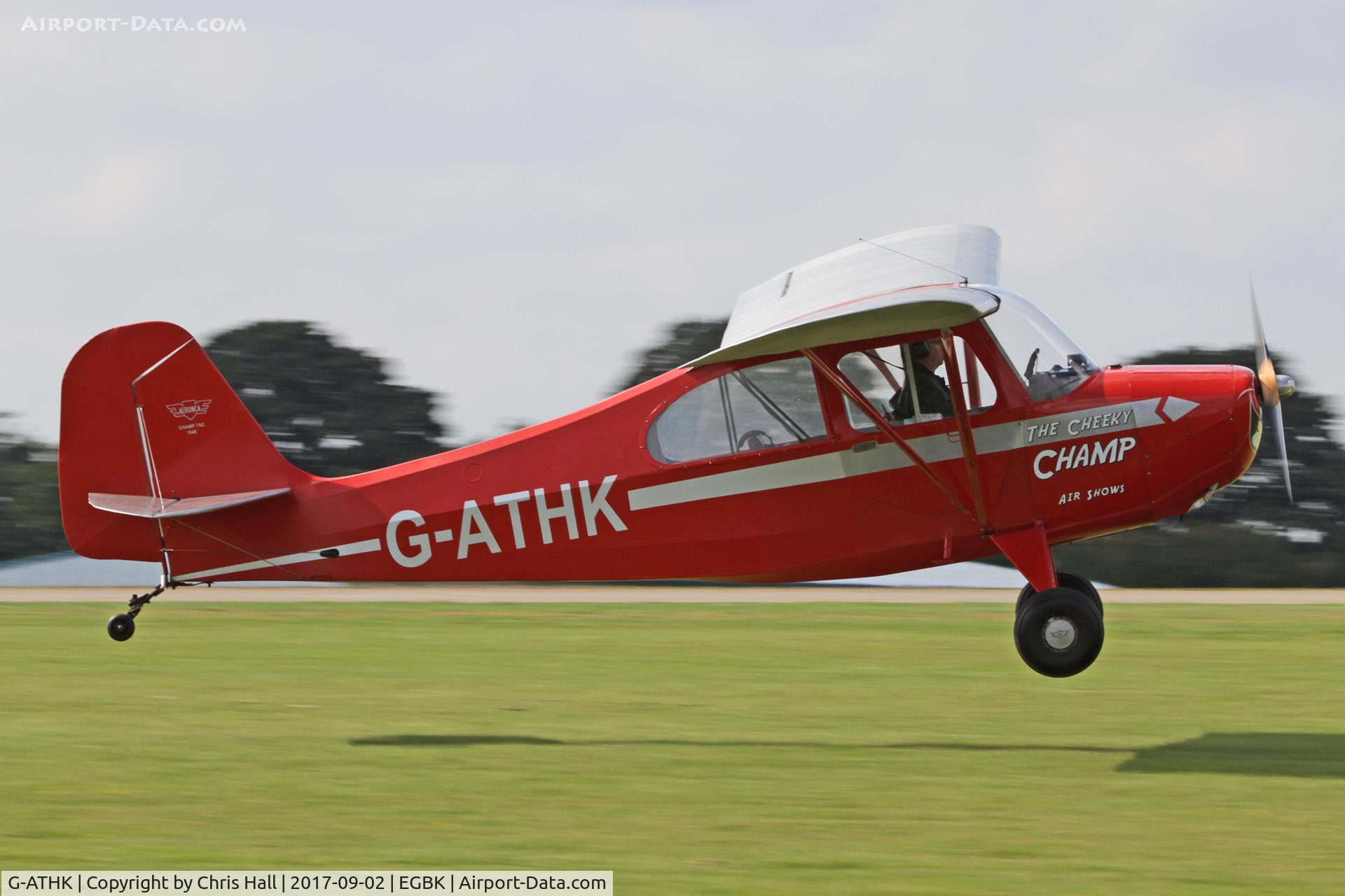 G-ATHK, 1946 Aeronca 7AC Champion C/N 7AC-971, LAA Rally 2017, Sywell