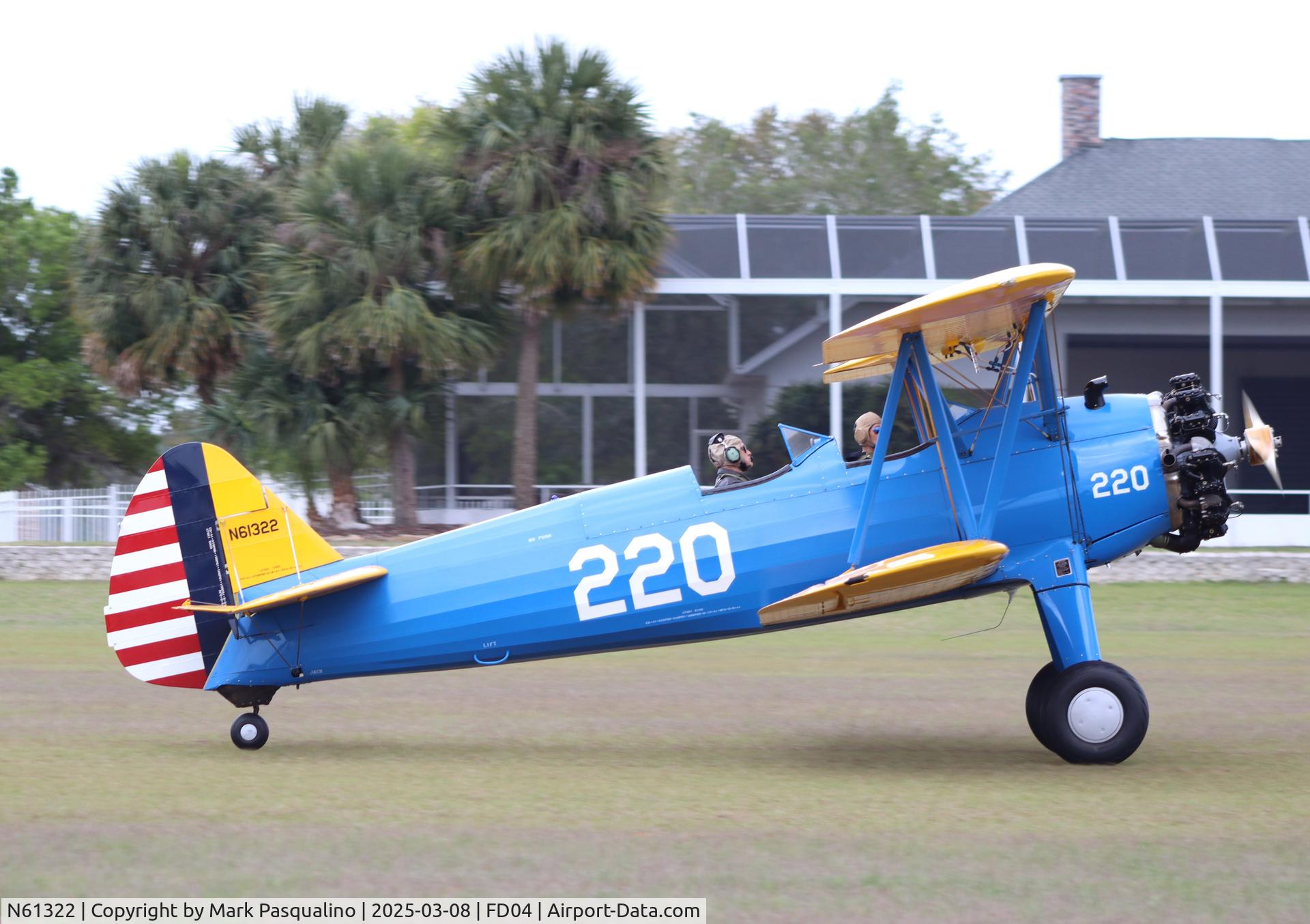 N61322, 1941 Boeing A75N1(PT17) C/N 75-1635, Stearman