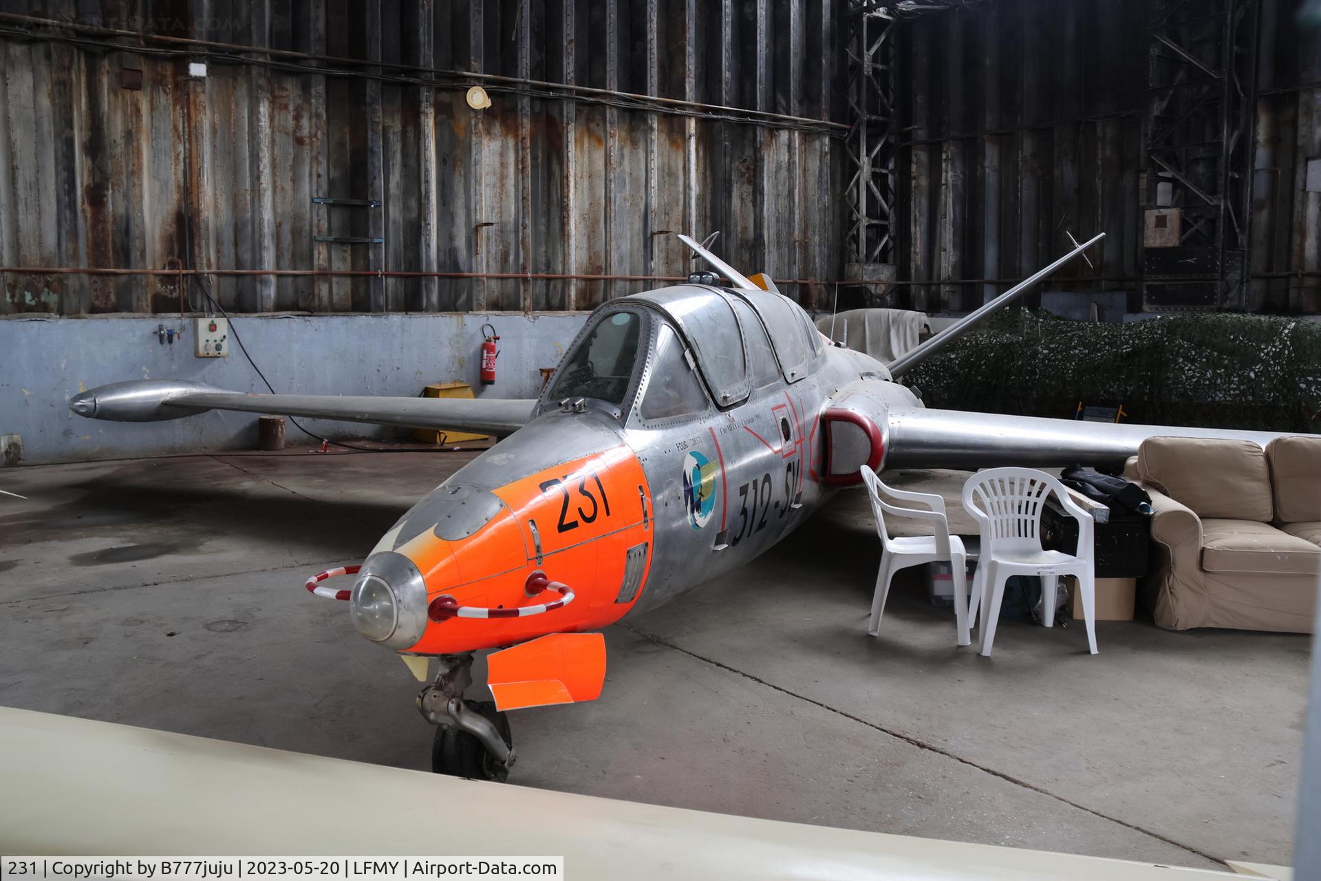 231, Fouga CM-170 Magister C/N 231, at Salon 2023