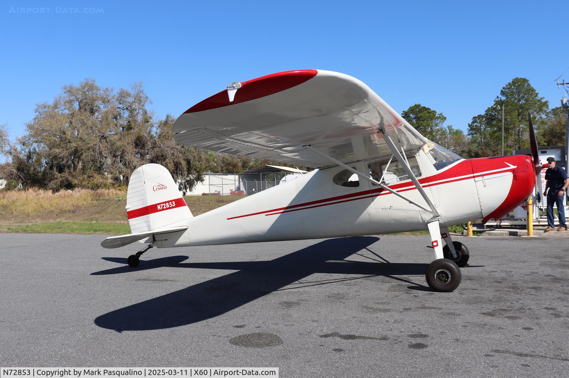 N72853, 1946 Cessna 140 C/N 10040, Cessna 140