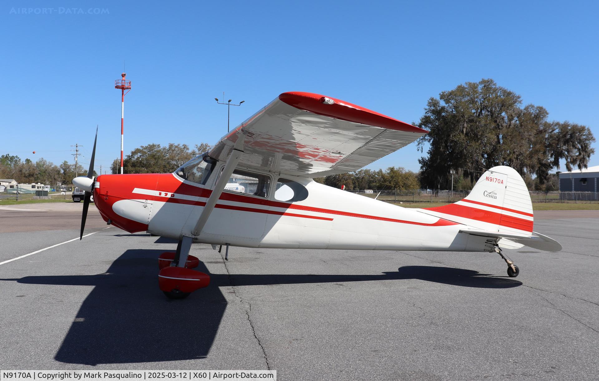 N9170A, 1950 Cessna 170A C/N 19361, Cessna 170A