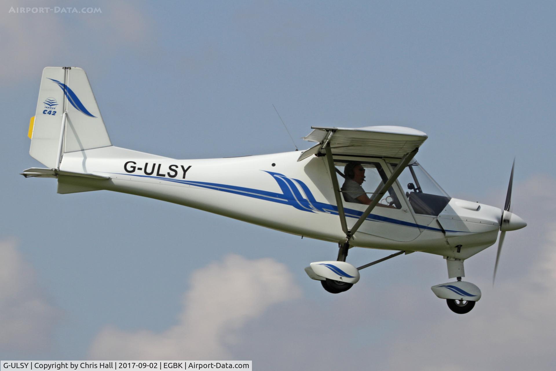 G-ULSY, 2004 Comco Ikarus C42 FB80 C/N 0405-6603, LAA Rally 2017, Sywell
