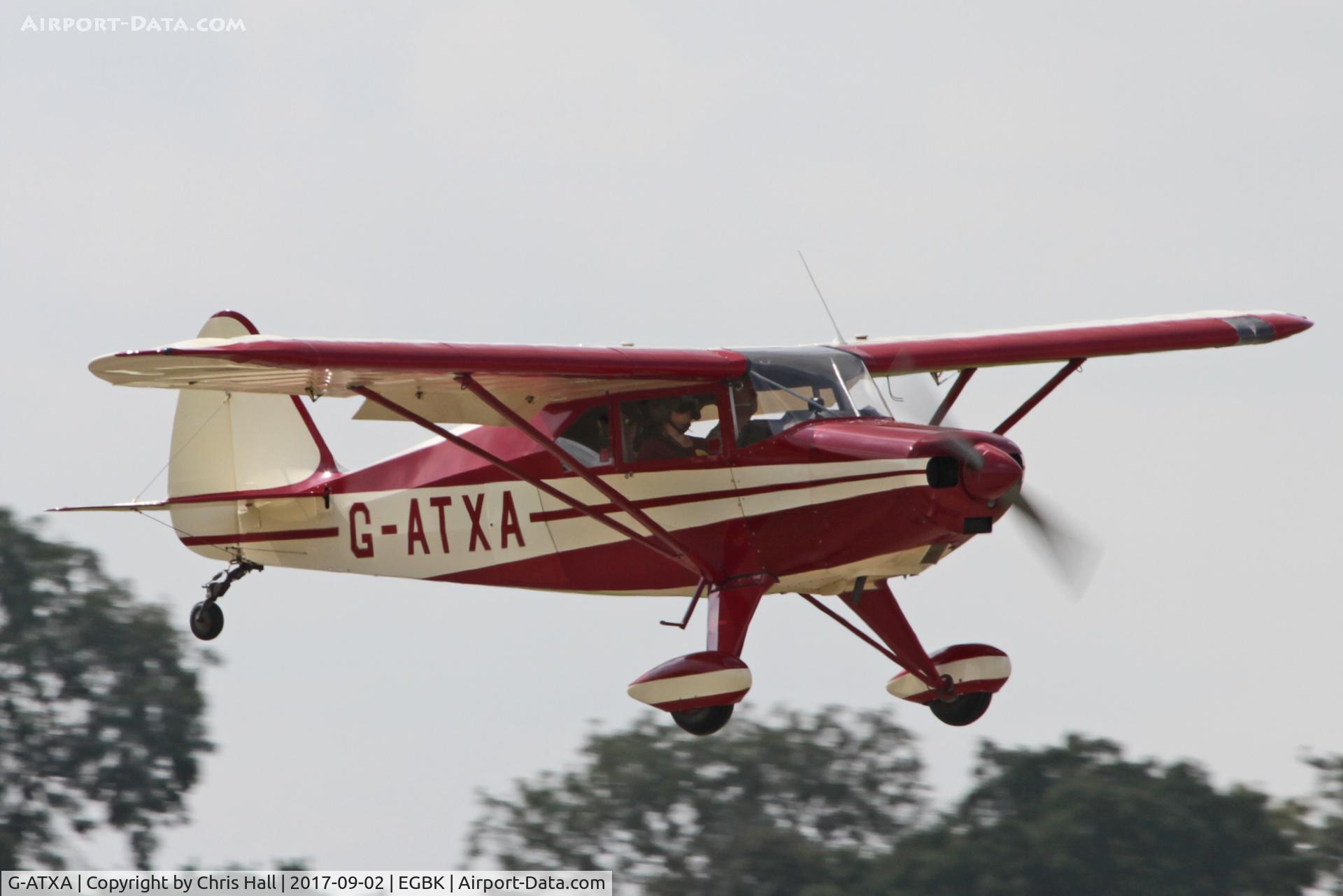 G-ATXA, 1956 Piper PA-22-150 Tri-Pacer C/N 22-3730, LAA Rally 2017, Sywell