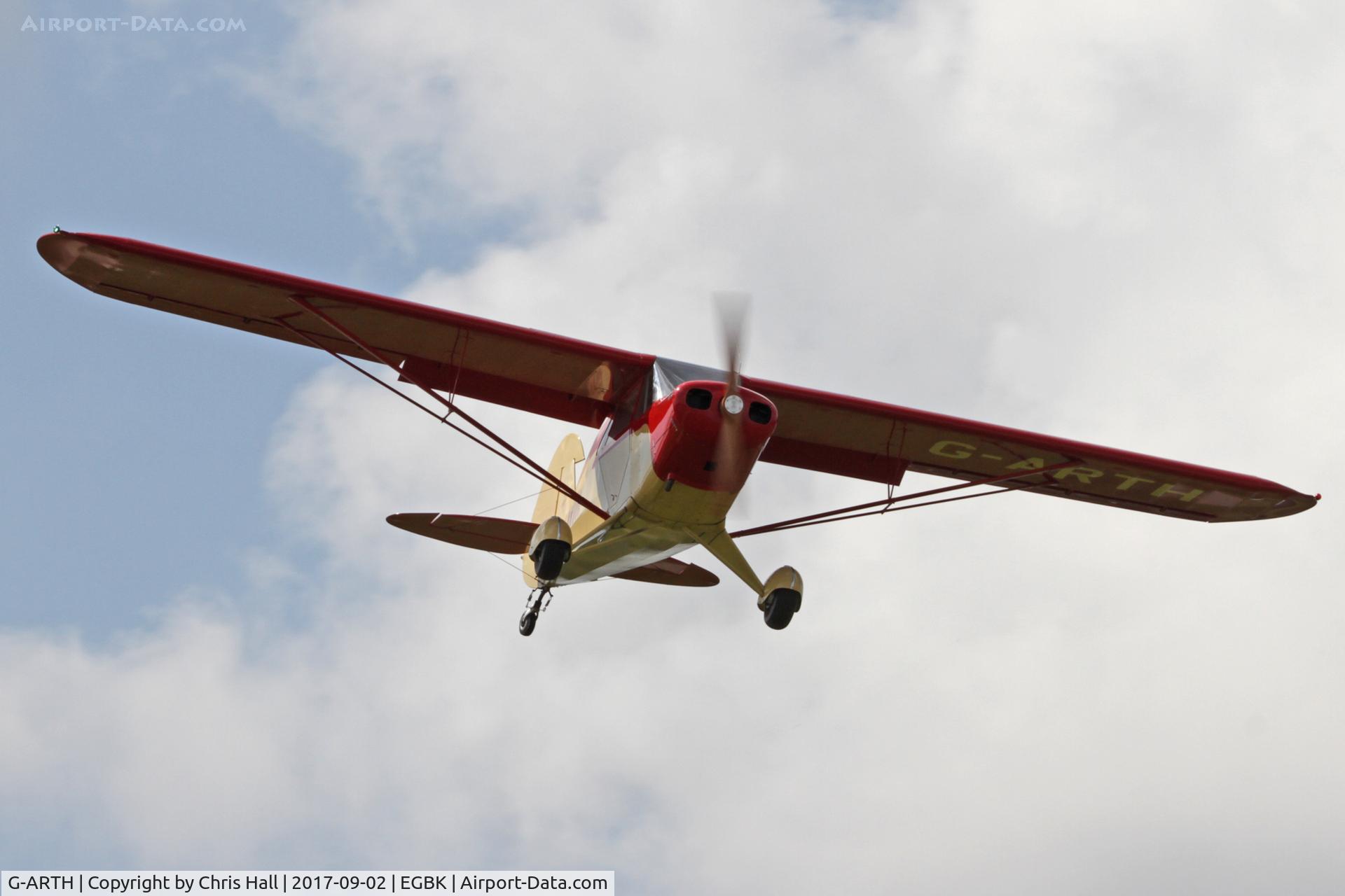 G-ARTH, 1947 Piper PA-12 Super Cruiser C/N 12-3278, LAA Rally 2017, Sywell