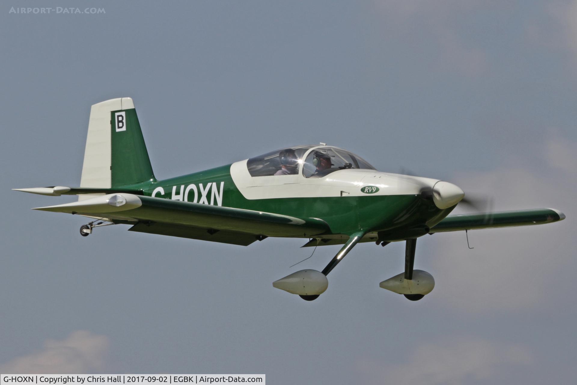 G-HOXN, 2007 Vans RV-9 C/N PFA 320-14229, LAA Rally 2017, Sywell