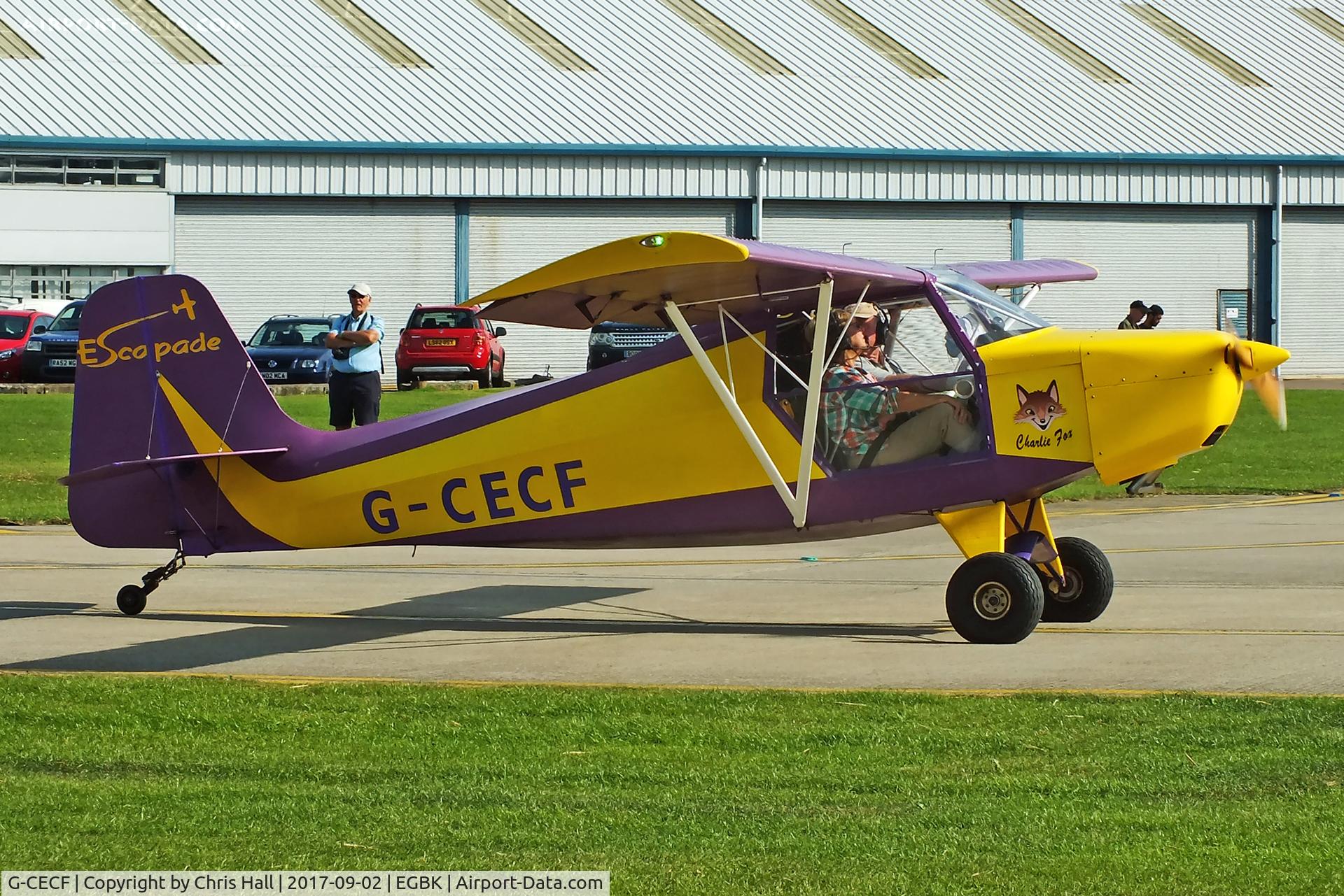 G-CECF, 2006 Just Aircraft Escapade Jabiru (3) C/N BMAA/HB/496, LAA Rally 2017, Sywell