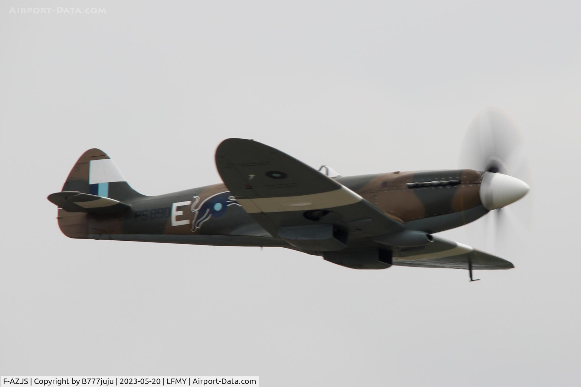 F-AZJS, 1944 Supermarine 389 Spitfire PR.XIX C/N 6S/585110, at Salon 2023