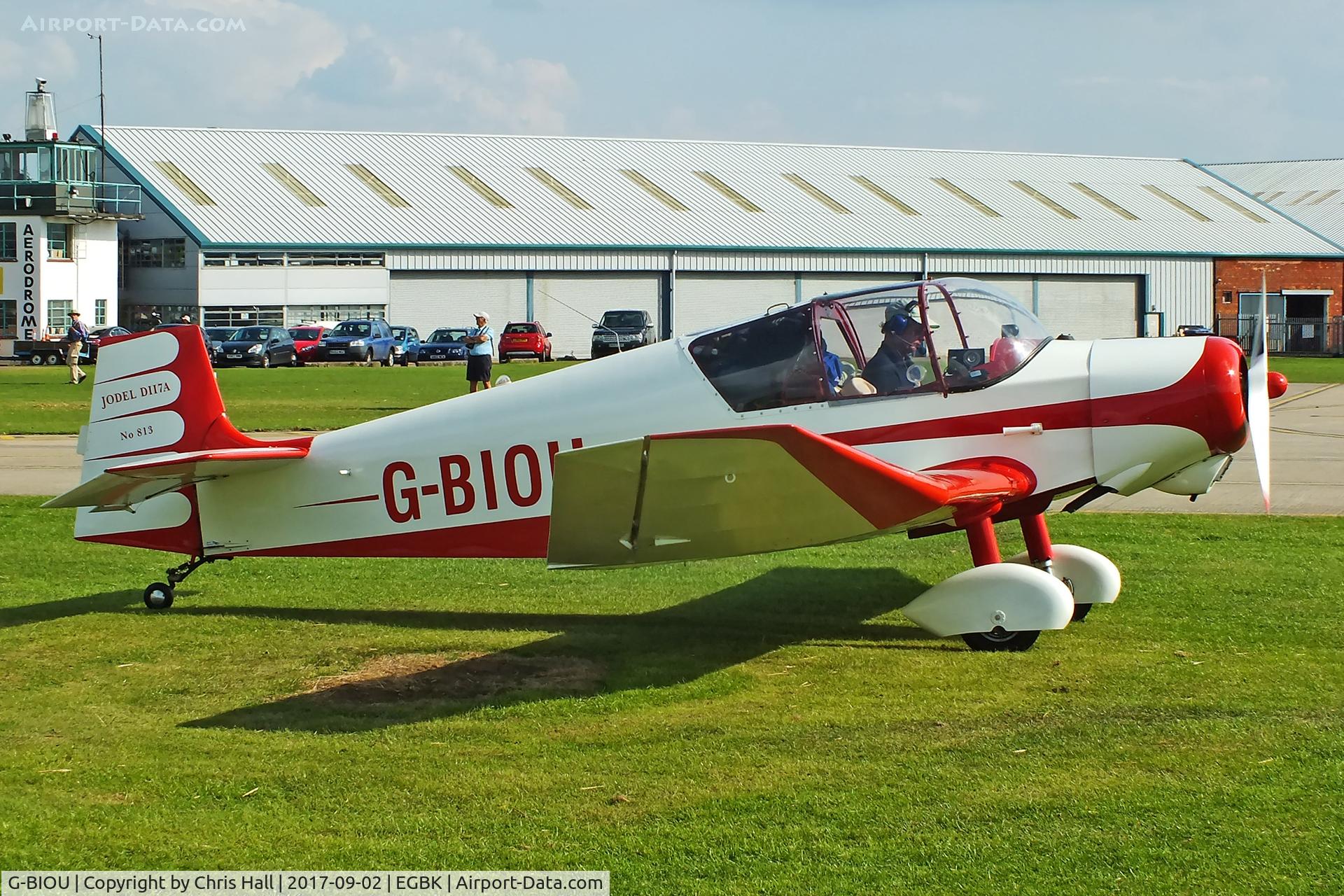 G-BIOU, 1958 Jodel D-117A C/N 813, LAA Rally 2017, Sywell