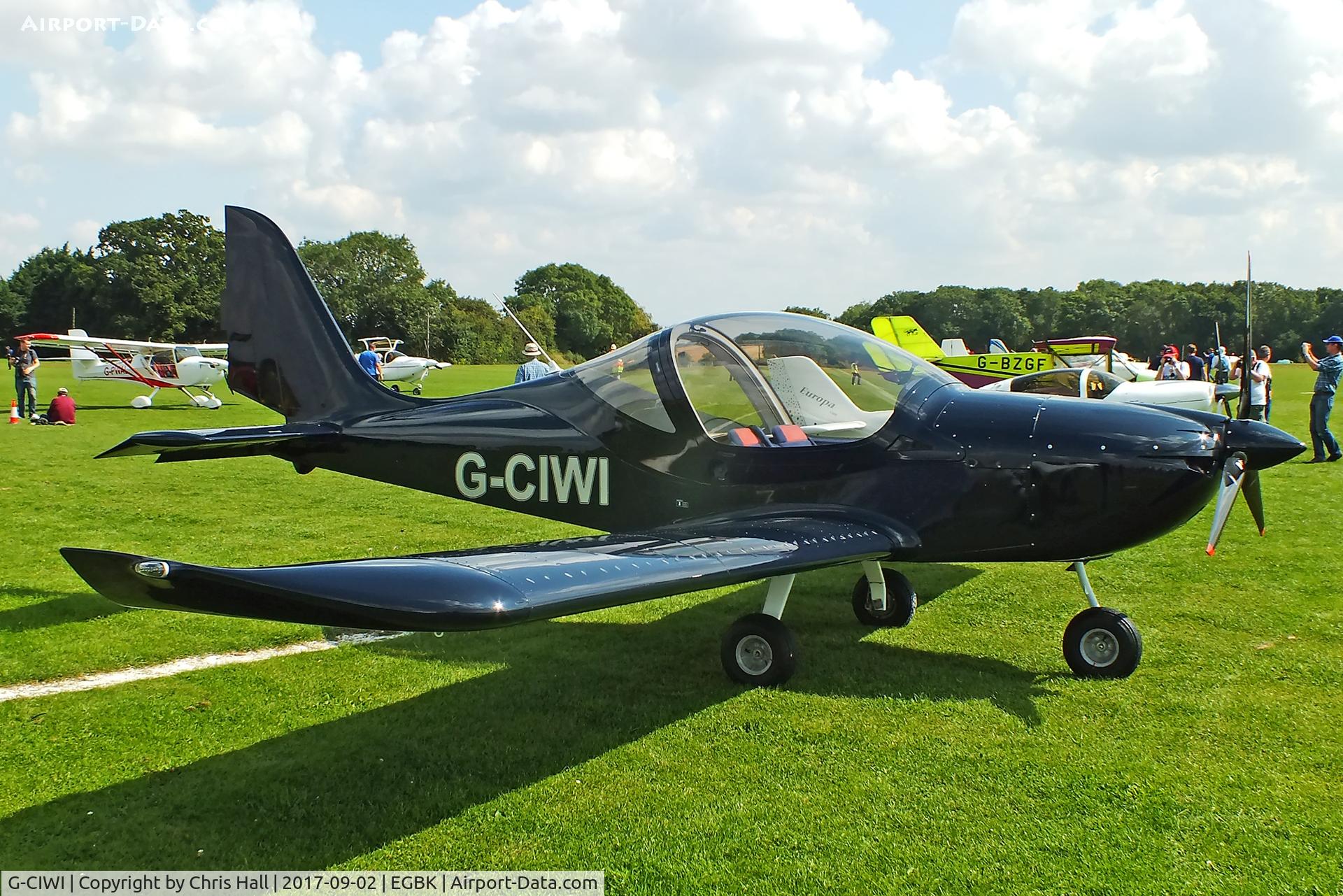 G-CIWI, 2015 Evektor EV-97 Eurostar SL C/N 2015-4227, LAA Rally 2017, Sywell