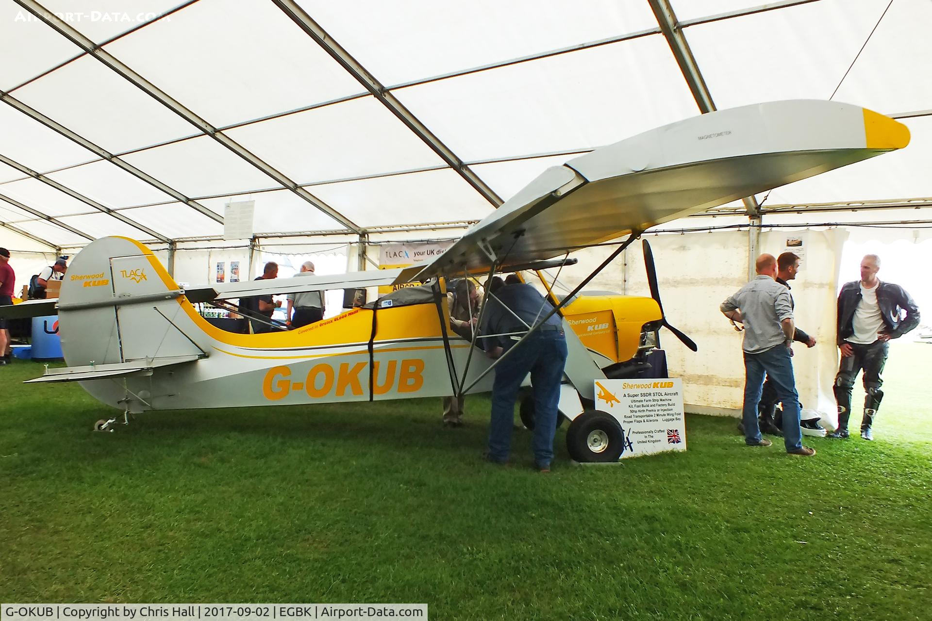 G-OKUB, 2015 The Light Aircraft Company Sherwood KUB C/N TLAC-3-001, LAA Rally 2017, Sywell