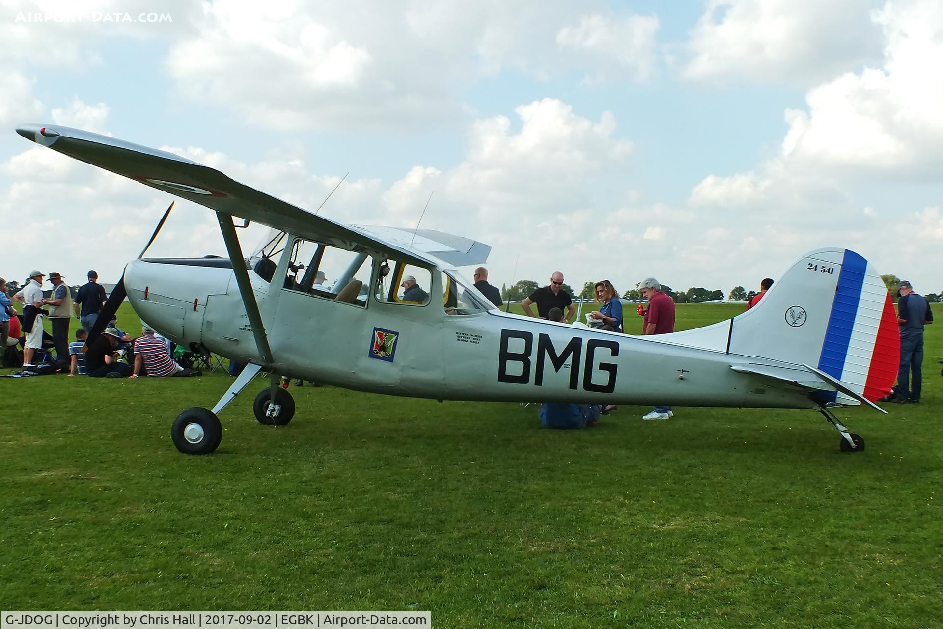 G-JDOG, 1957 Cessna 305C (0-1E) C/N 24541, LAA Rally 2017, Sywell