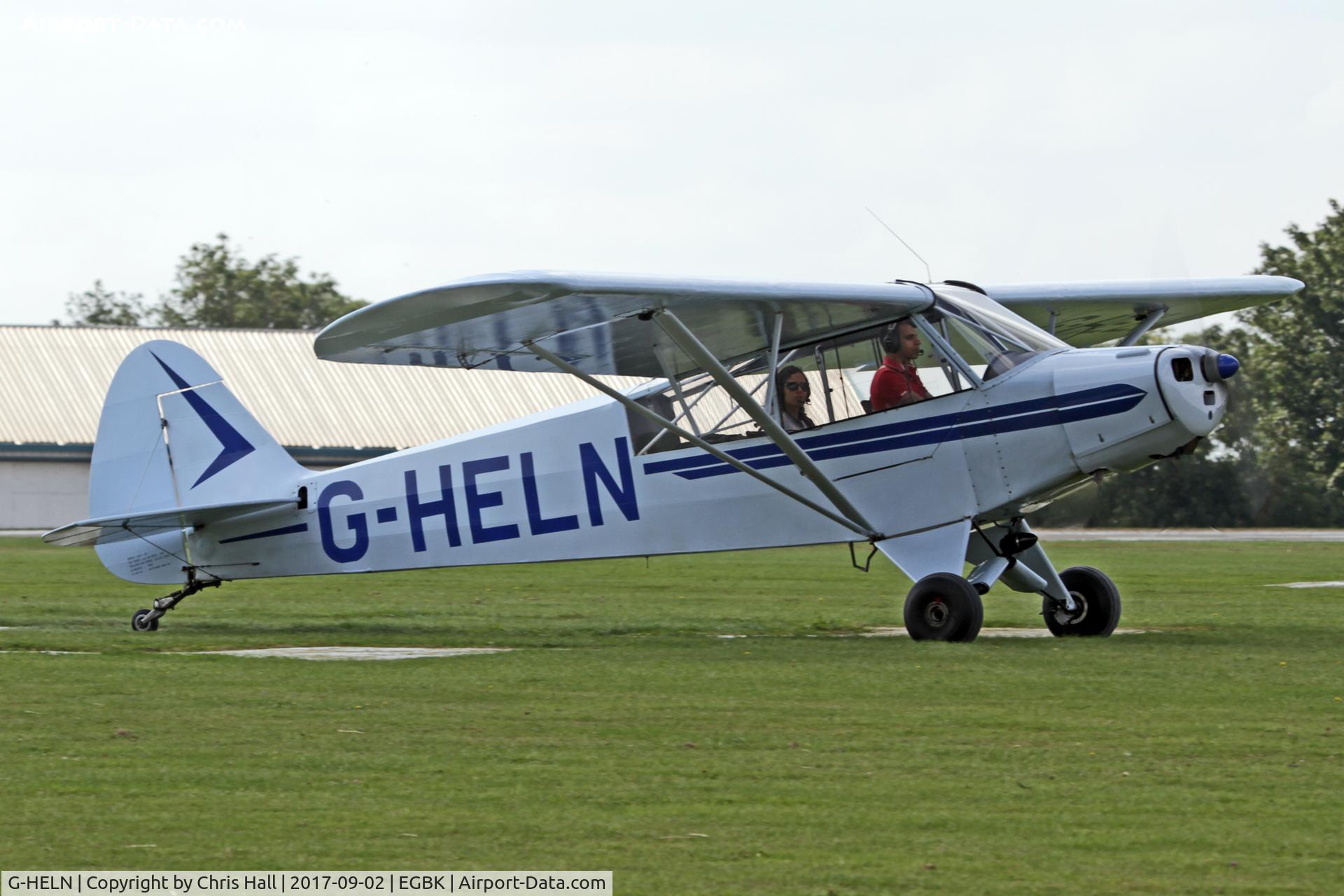 G-HELN, 1958 Piper L-21B Super Cub (PA-18-135) C/N 18-3400, LAA Rally 2017, Sywell