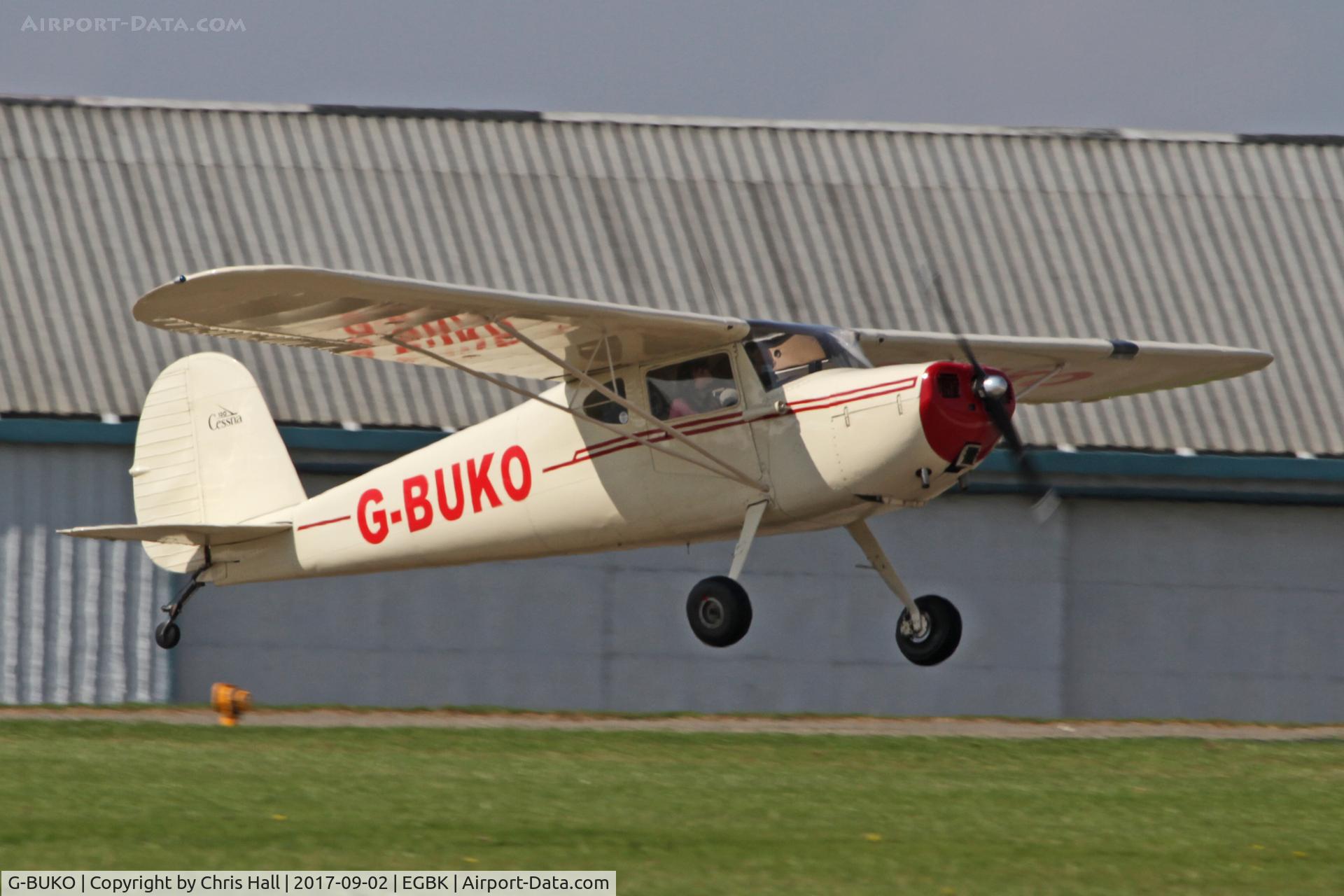 G-BUKO, 1947 Cessna 120 C/N 13089, LAA Rally 2017, Sywell