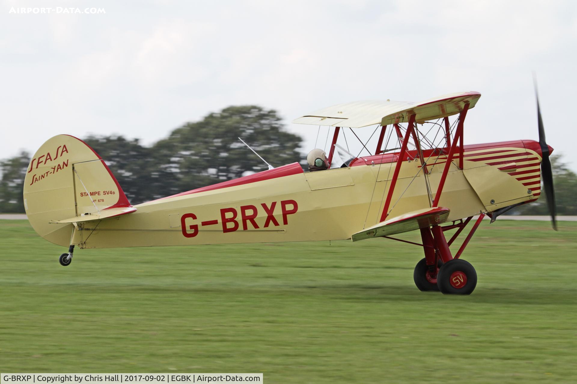 G-BRXP, 1948 Stampe-Vertongen SV-4C C/N 678, LAA Rally 2017, Sywell