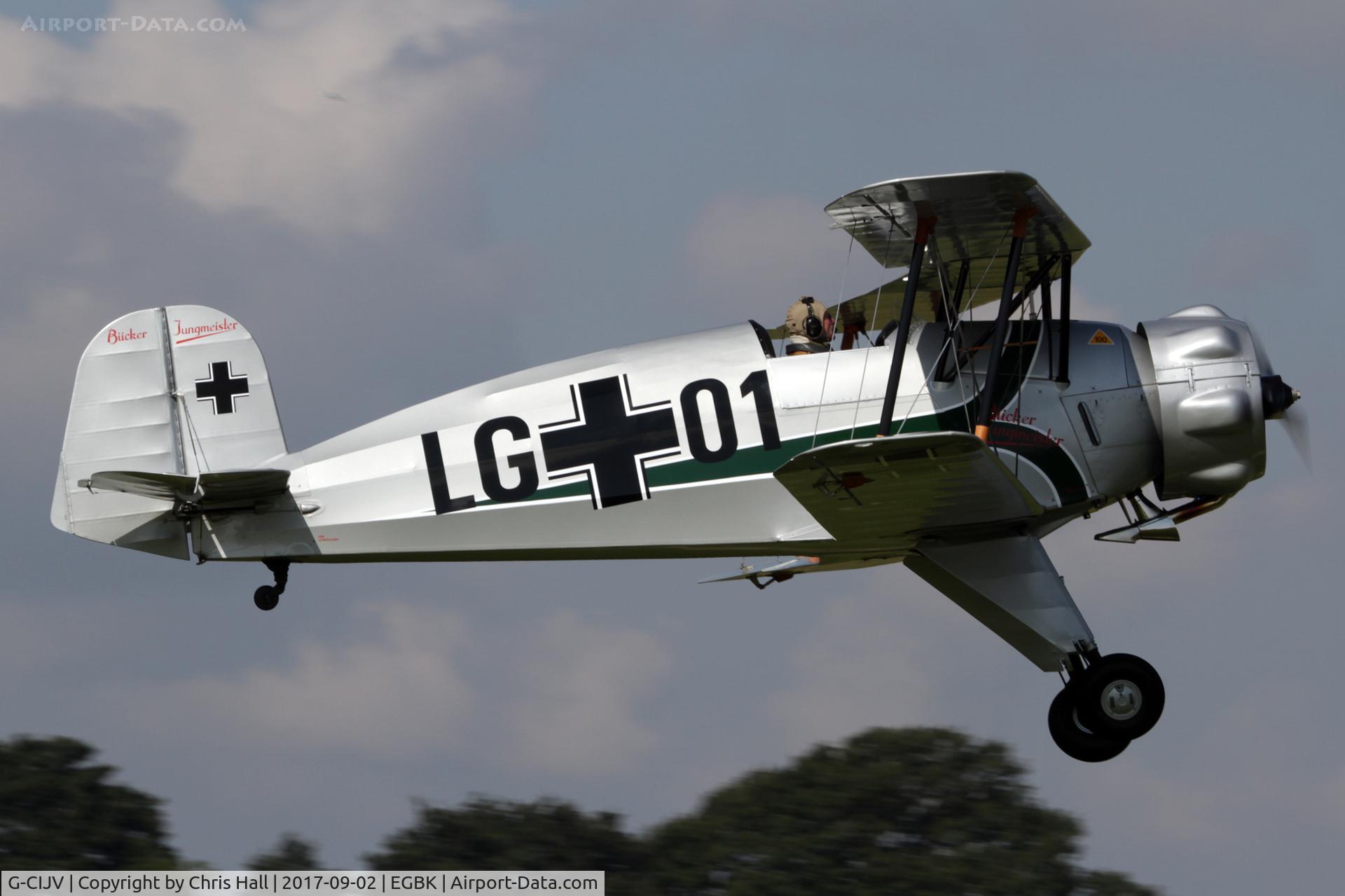G-CIJV, 1940 CASA 1-133 Jungmeister C/N 35, LAA Rally 2017, Sywell
