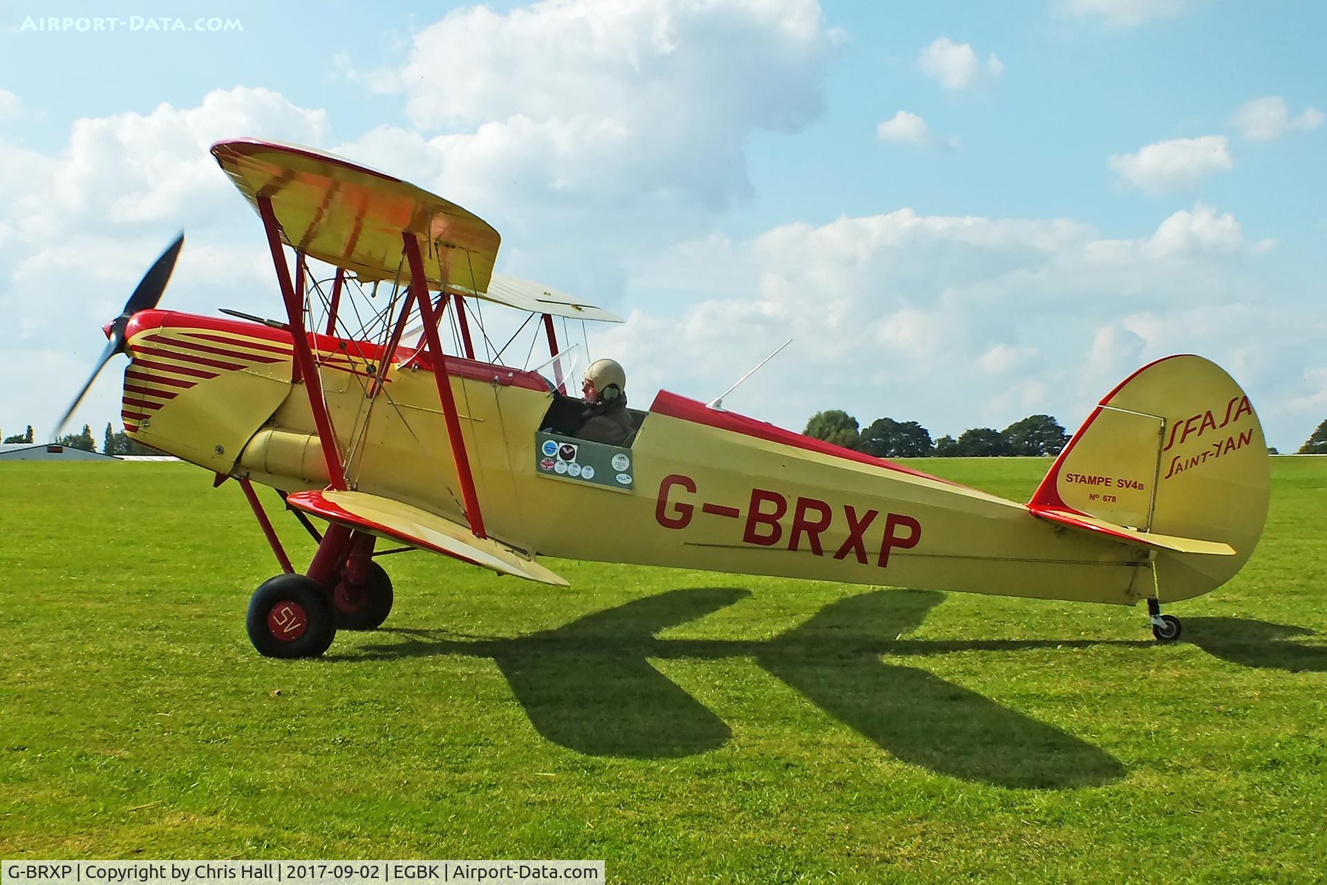 G-BRXP, 1948 Stampe-Vertongen SV-4C C/N 678, LAA Rally 2017, Sywell