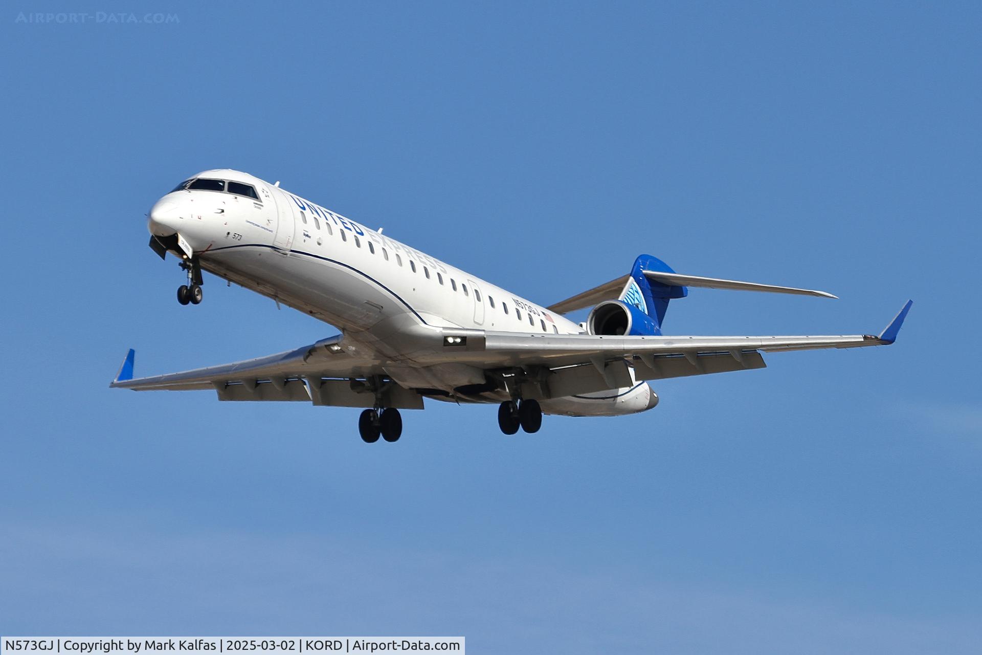 N573GJ, 2006 Bombardier CRJ-700 (CL-600-2C10) Regional Jet C/N 10258, CRJ7 SKYWEST/United Express CRJ-550 N573GJ SKW5267 MEM-ORD